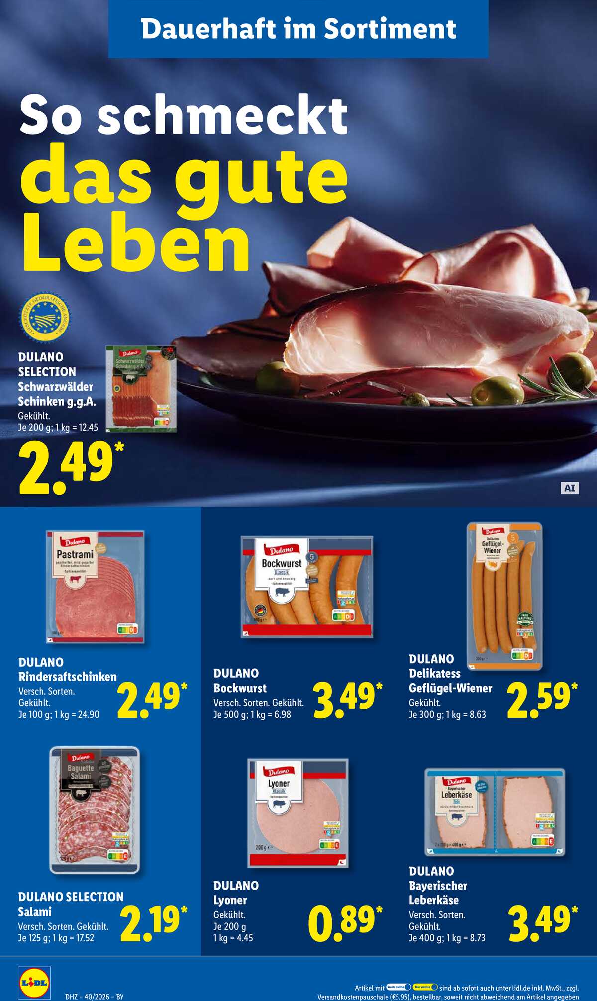Leták Lidl Německo 28.9.-3.10.2026 strana 18
