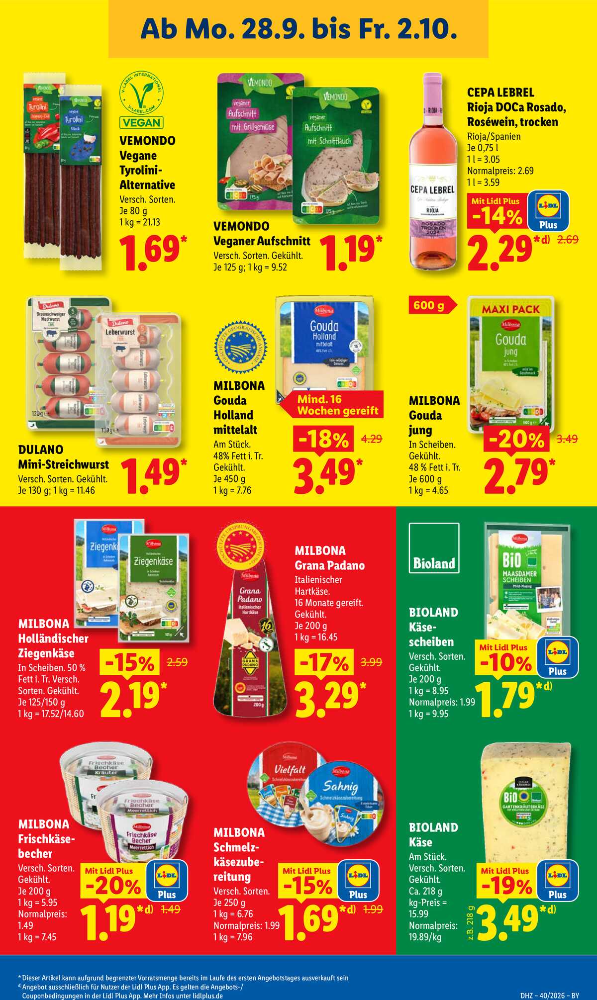 Leták Lidl Německo 28.9.-3.10.2026 strana 19