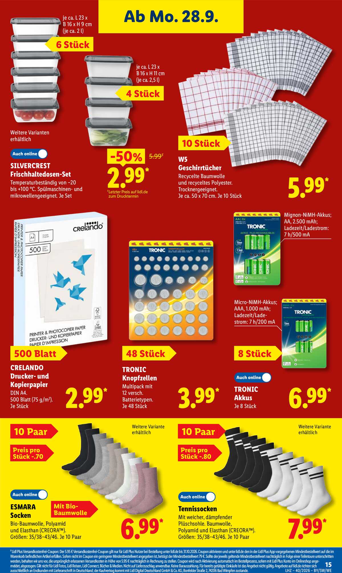 Leták Lidl Německo 28.9.-3.10.2026 strana 31