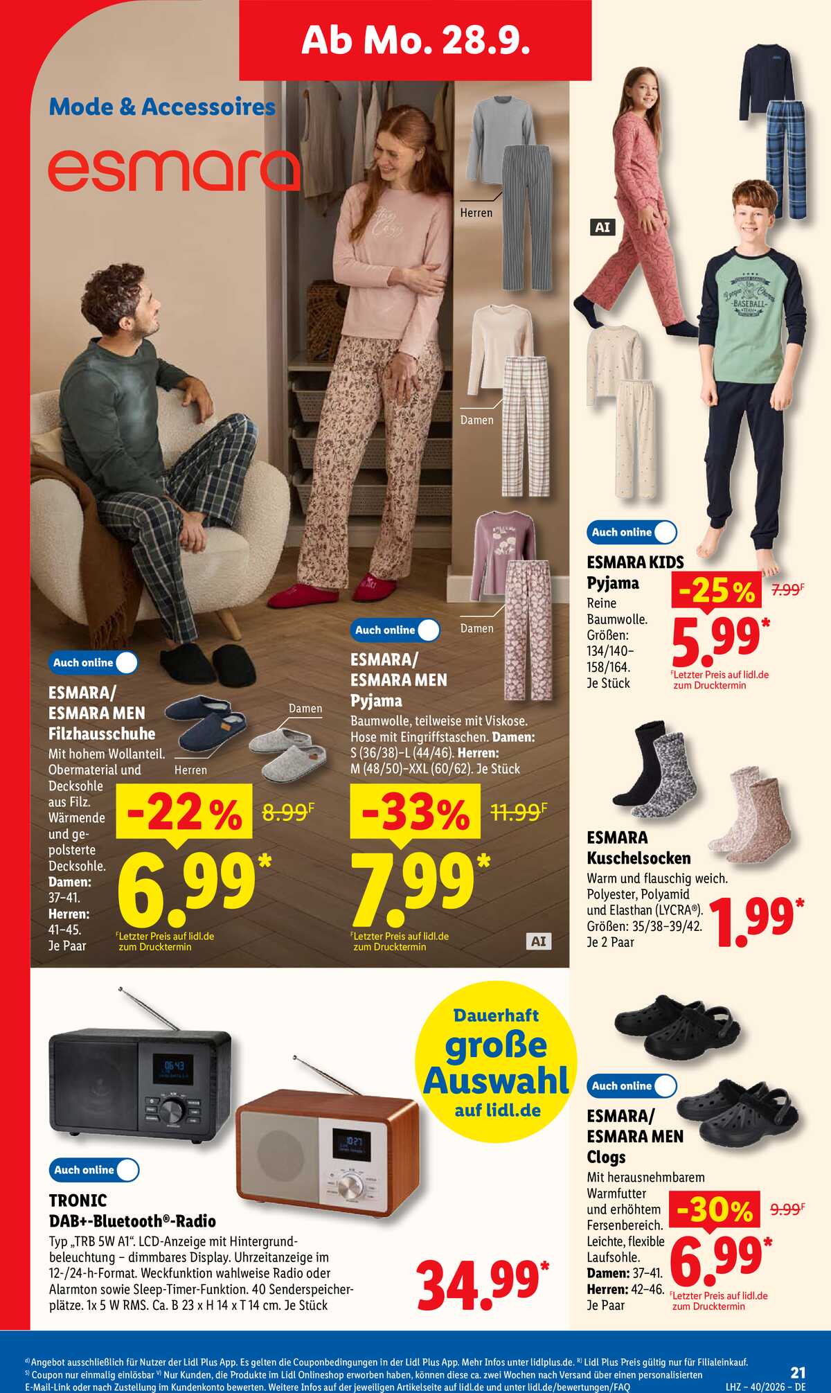Leták Lidl Německo 28.9.-3.10.2026 strana 37