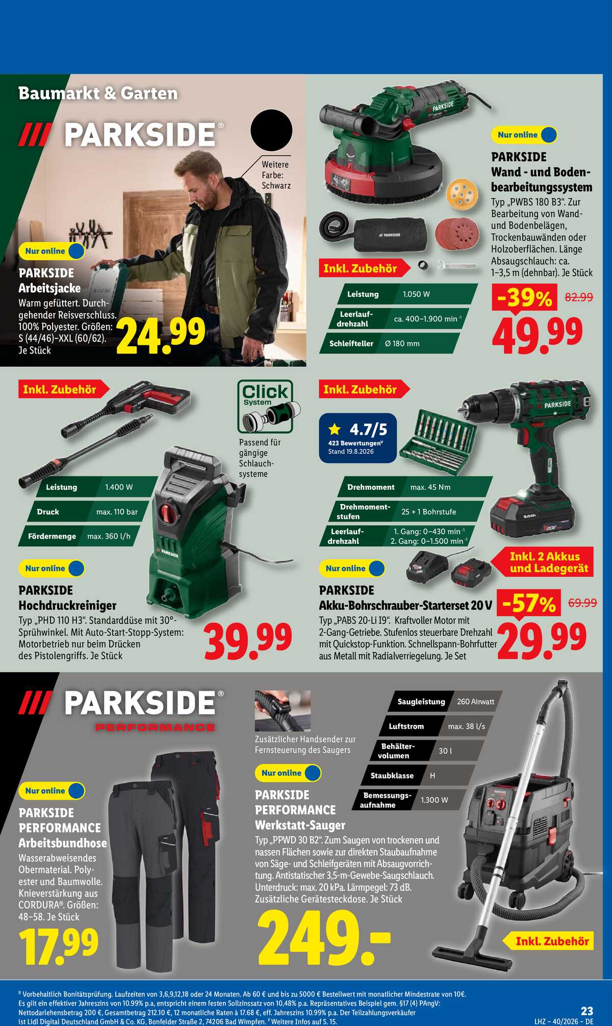 Leták Lidl Německo 28.9.-3.10.2026 strana 39