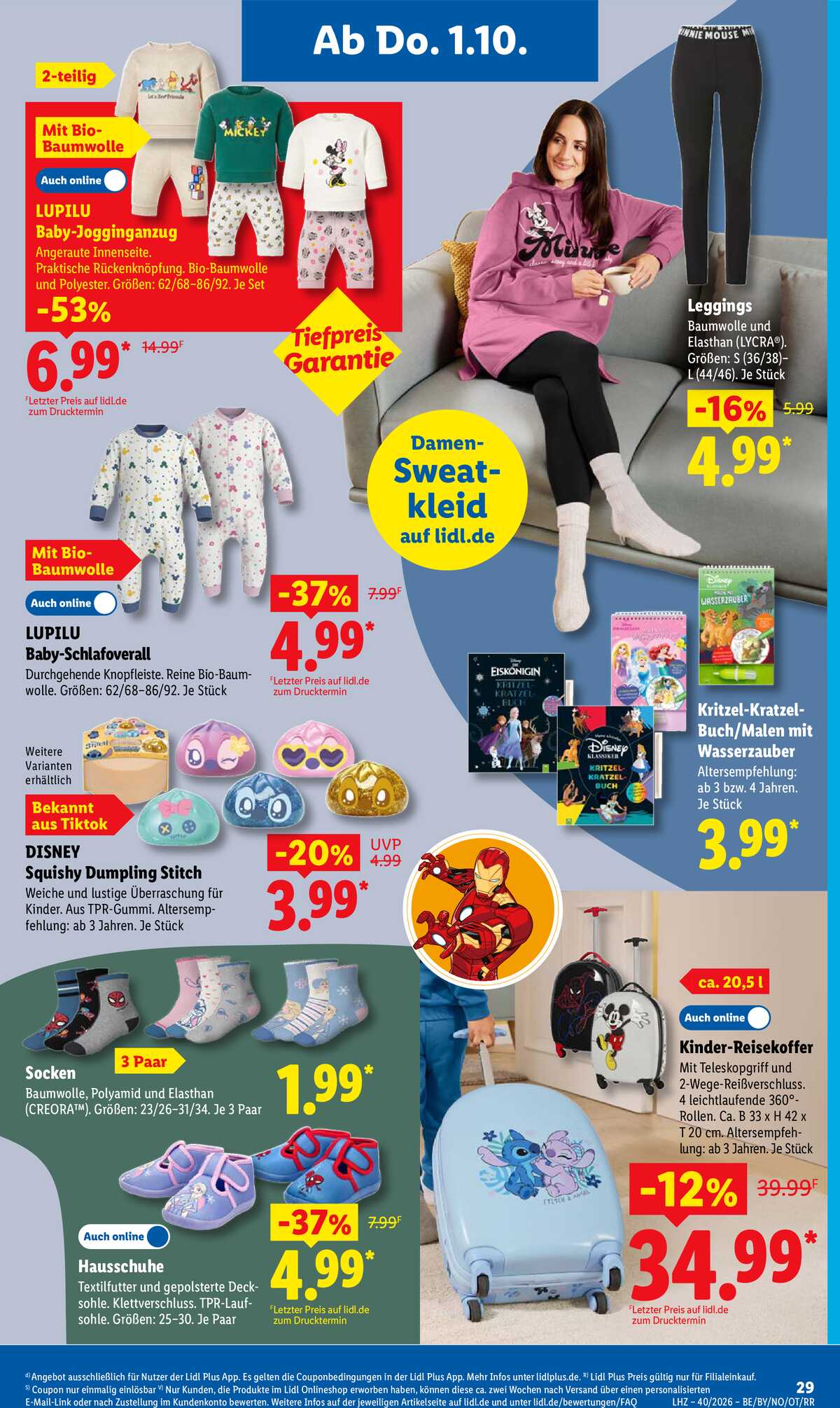 Leták Lidl Německo 28.9.-3.10.2026 strana 45