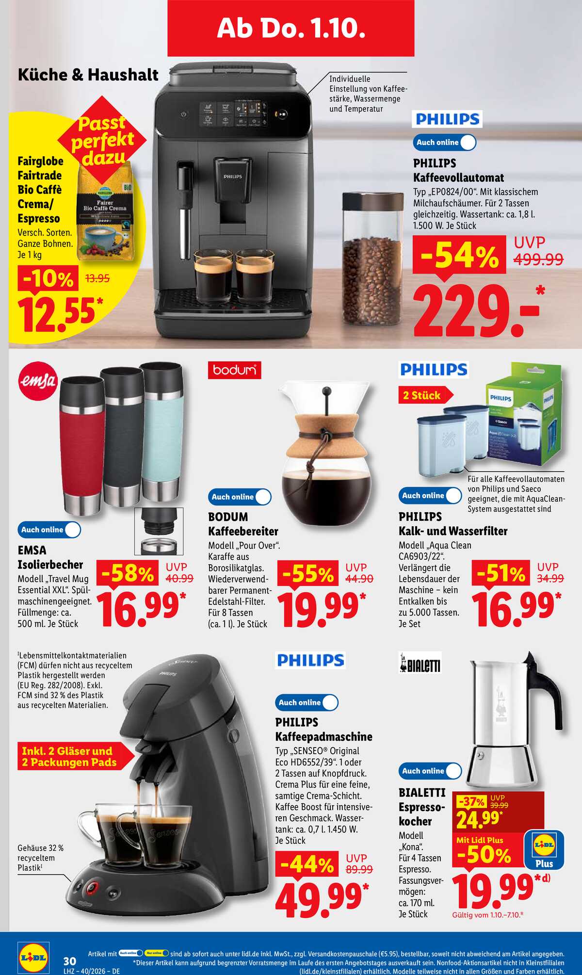 Leták Lidl Německo 28.9.-3.10.2026 strana 46