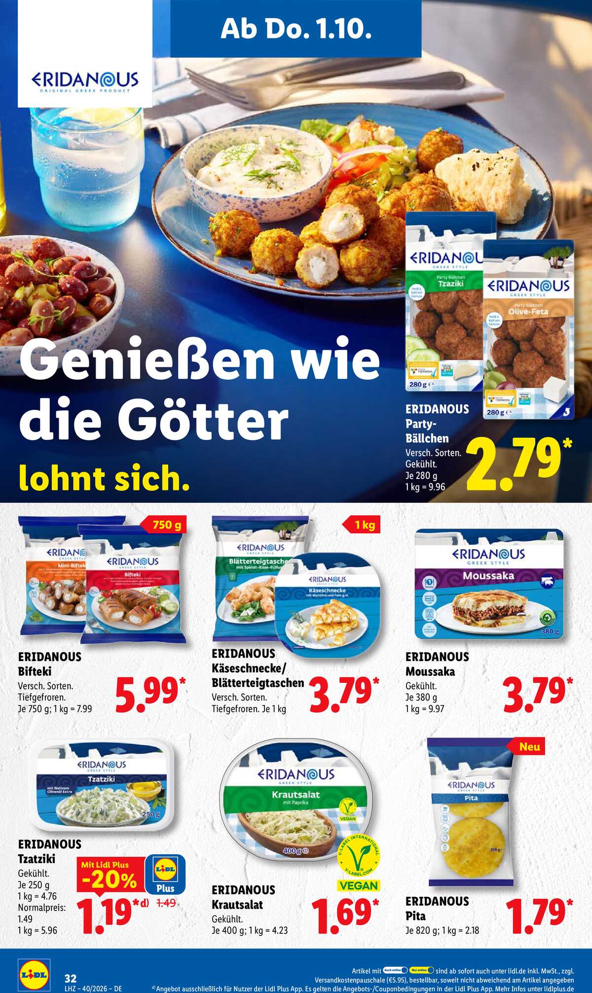 Leták Lidl Německo 28.9.-3.10.2026 strana 52