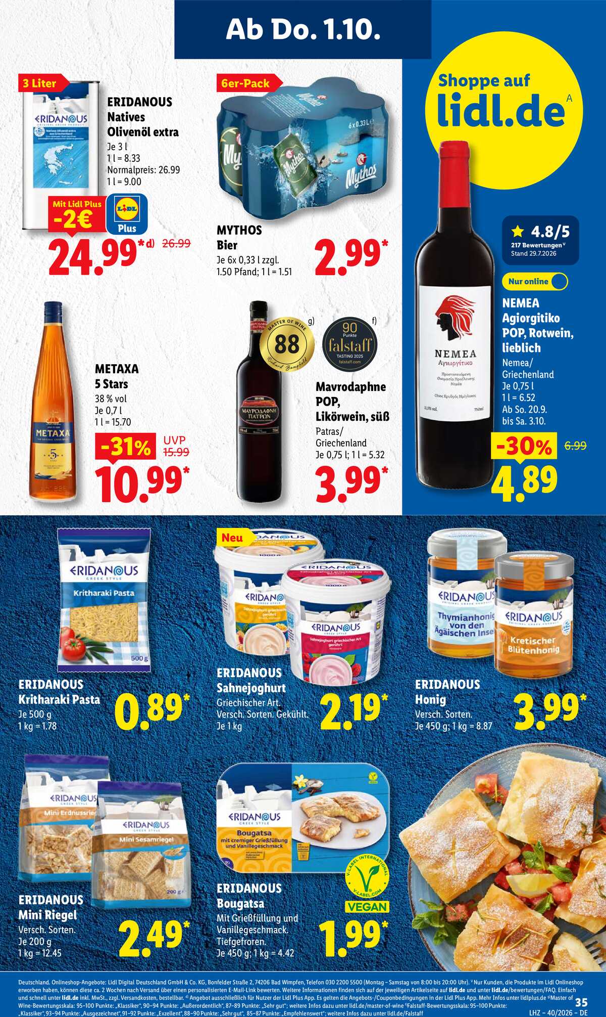 Leták Lidl Německo 28.9.-3.10.2026 strana 55