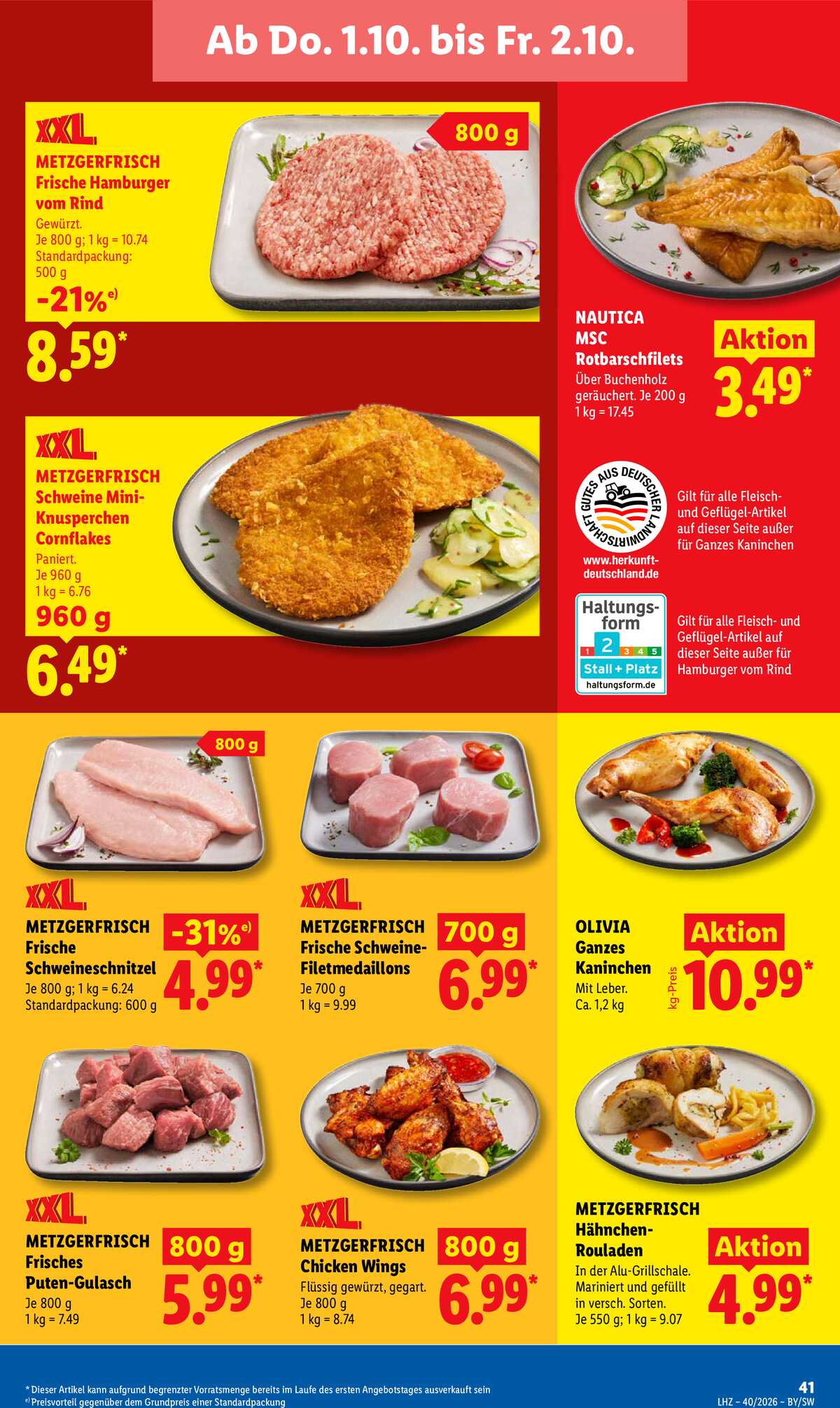 Leták Lidl Německo 28.9.-3.10.2026 strana 59