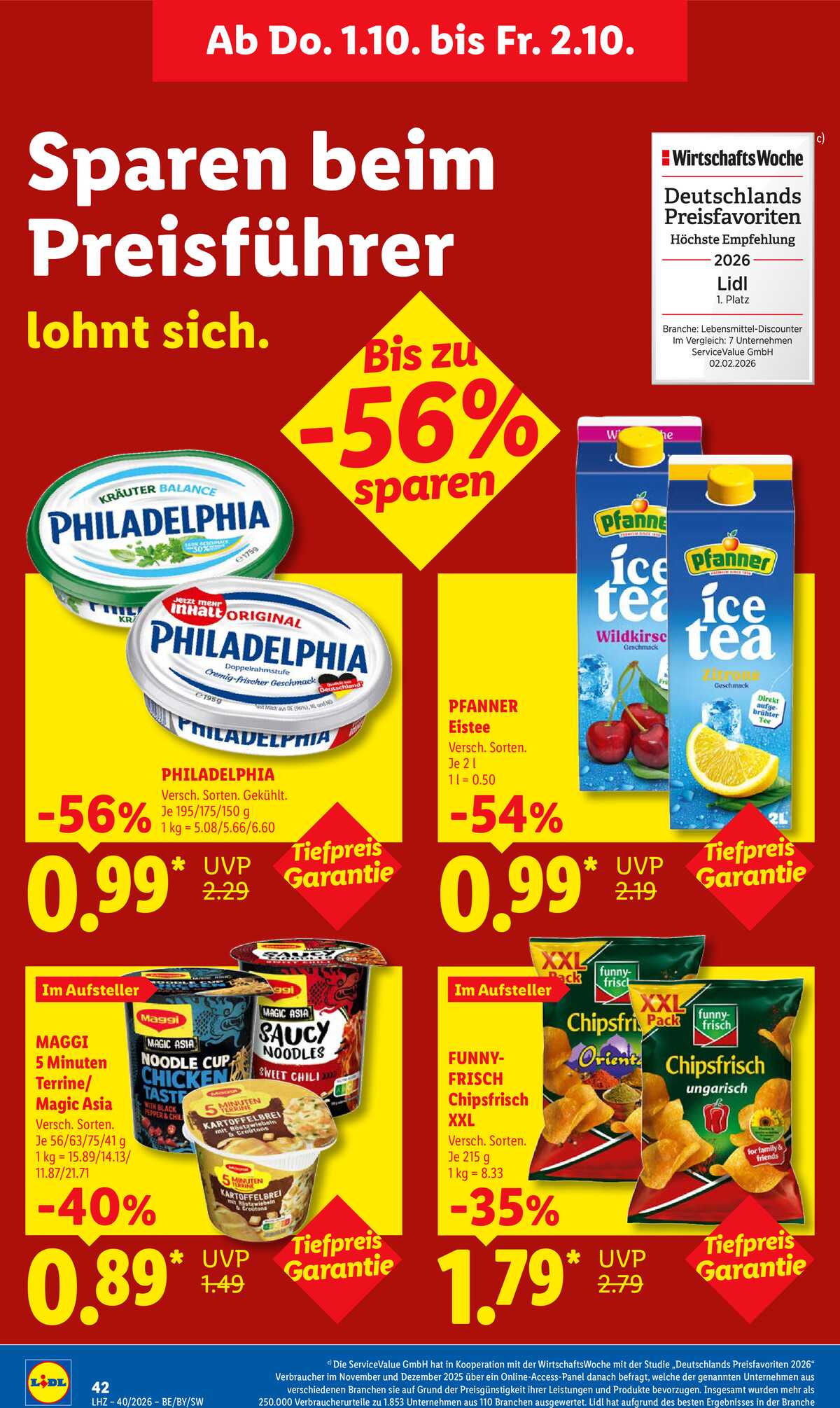 Leták Lidl Německo 28.9.-3.10.2026 strana 62
