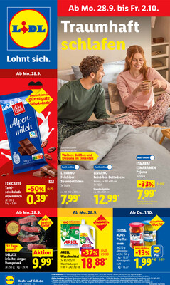 Leták Lidl Německo 28.9.-3.10.2026