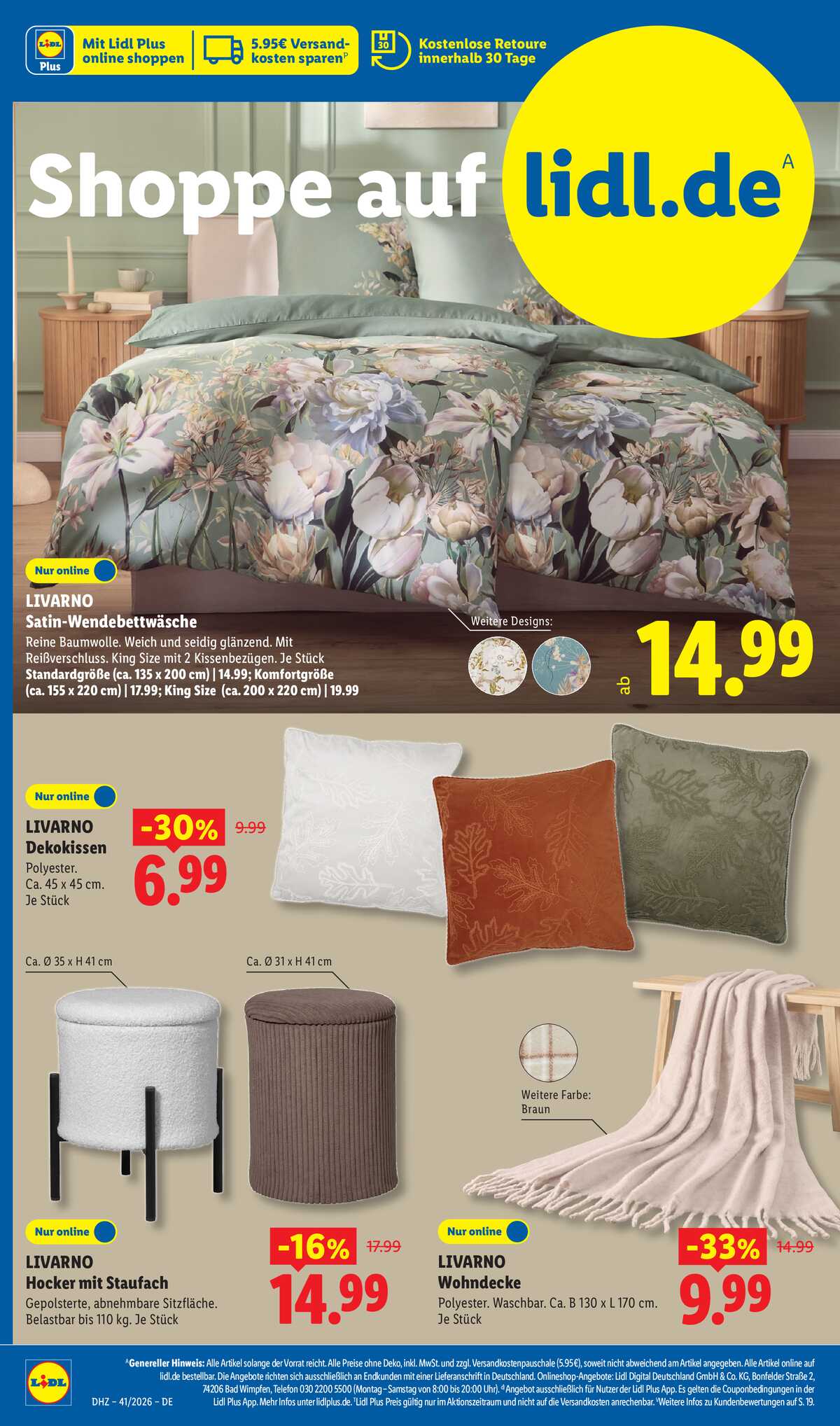 Leták Lidl Německo 5.10.-10.10.2026 strana 2
