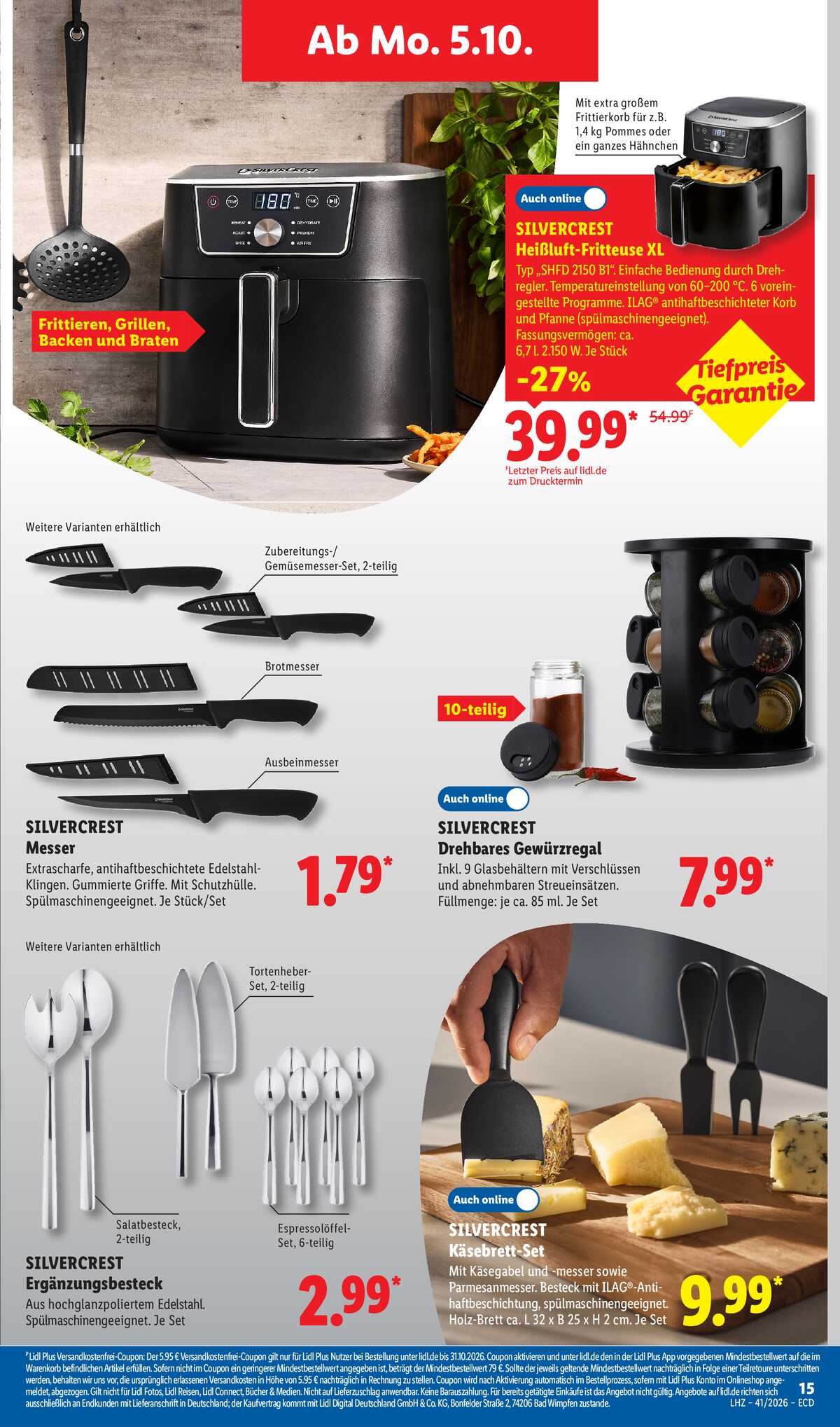 Leták Lidl Německo 5.10.-10.10.2026 strana 7