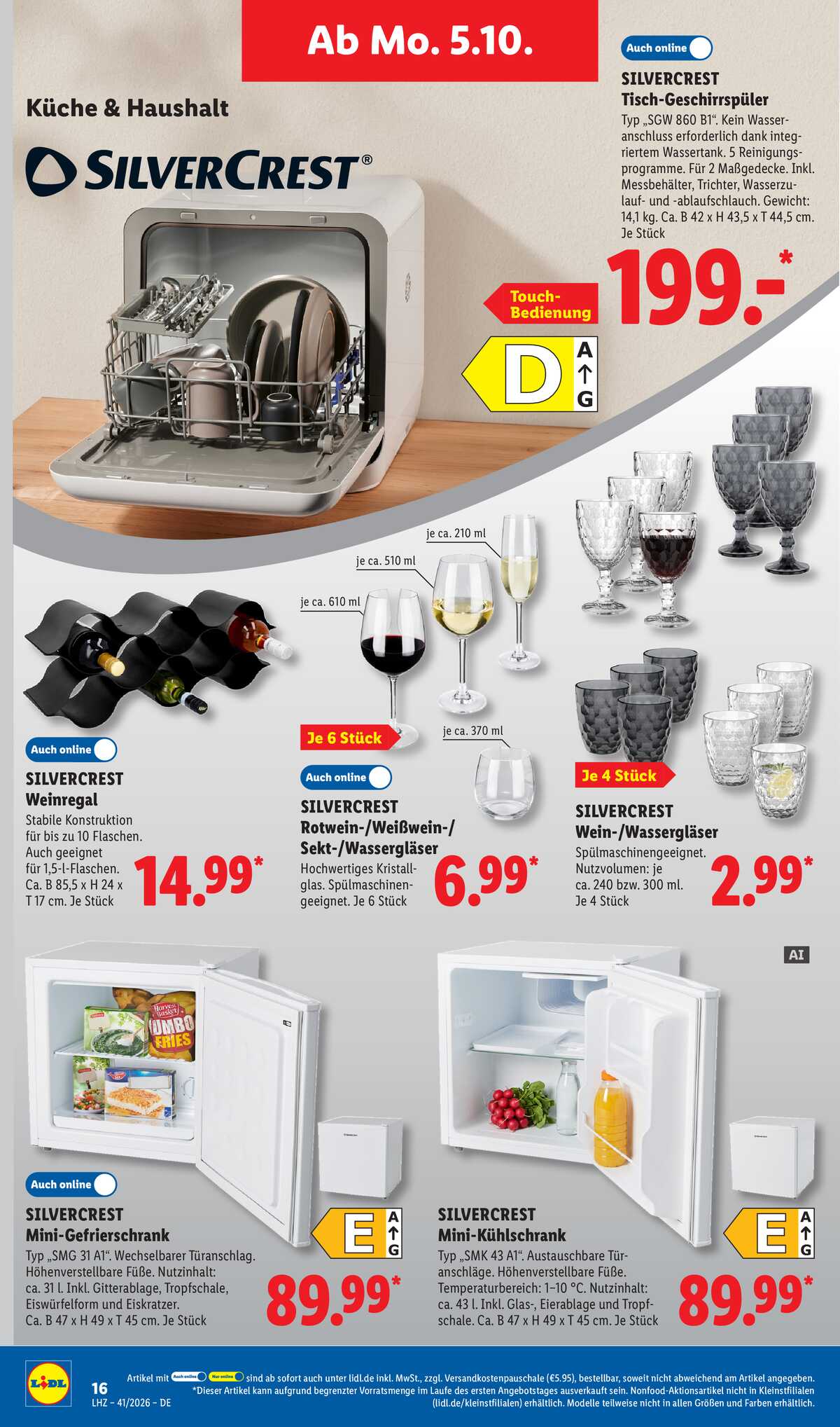 Leták Lidl Německo 5.10.-10.10.2026 strana 8
