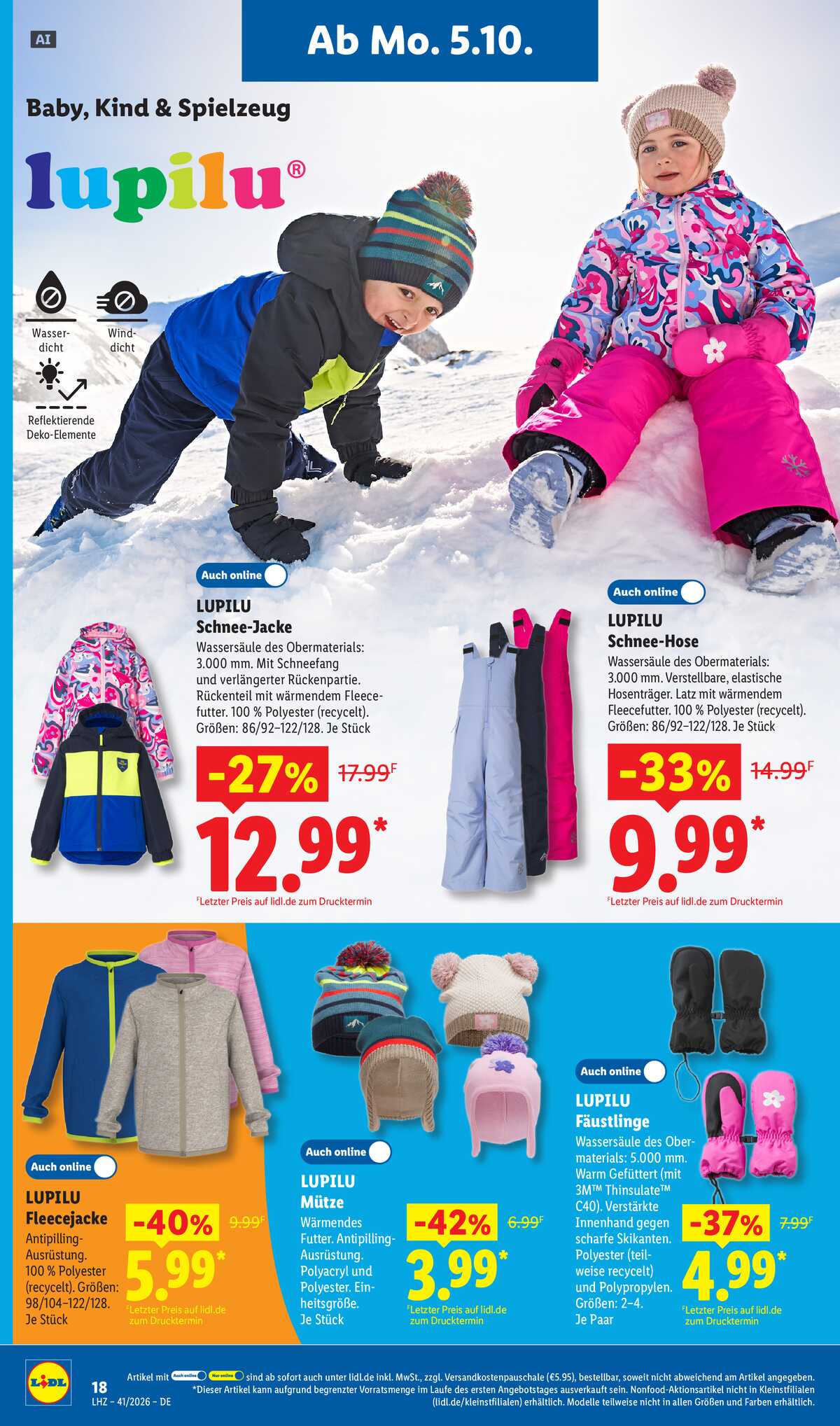 Leták Lidl Německo 5.10.-10.10.2026 strana 12
