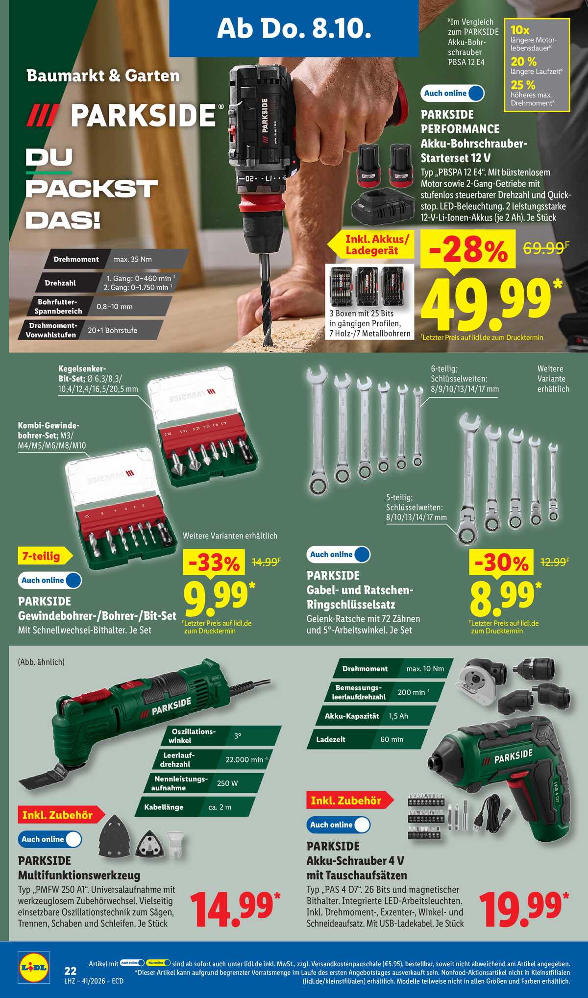 Leták Lidl Německo 5.10.-10.10.2026 strana 16