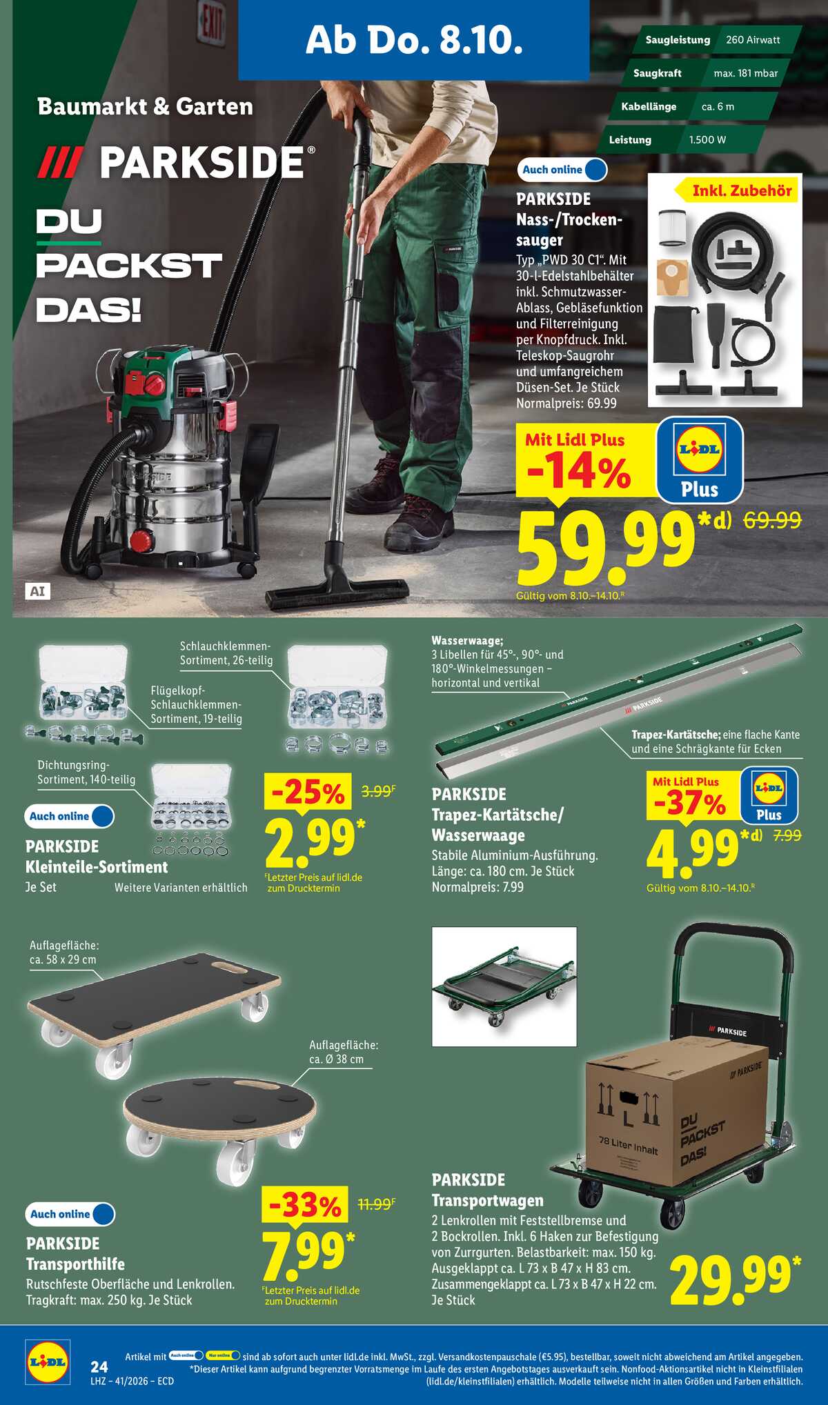 Leták Lidl Německo 5.10.-10.10.2026 strana 18