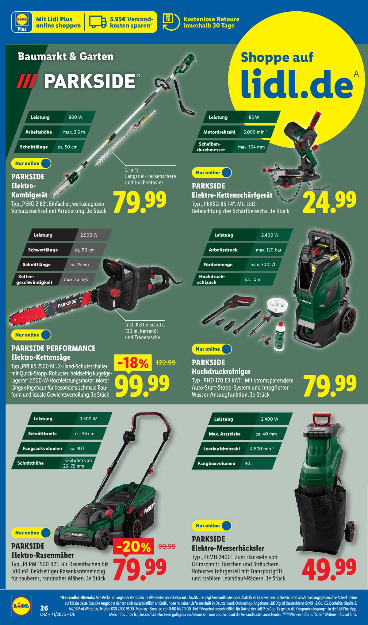 Leták Lidl Německo 5.10.-10.10.2026 strana 20