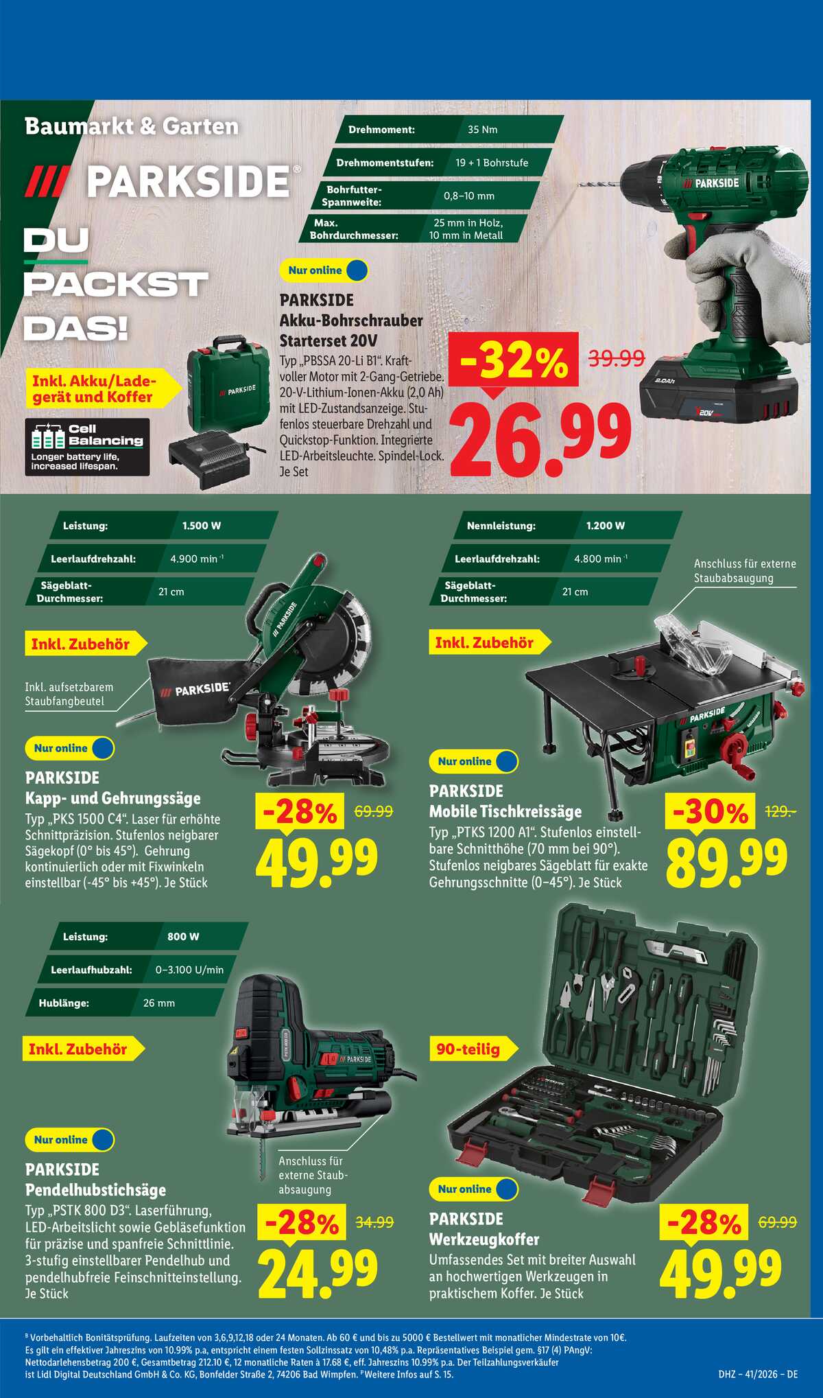 Leták Lidl Německo 5.10.-10.10.2026 strana 21