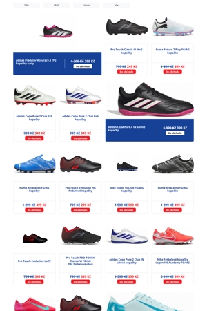 Intersport Kopačky a míče - 21. 9. 2026