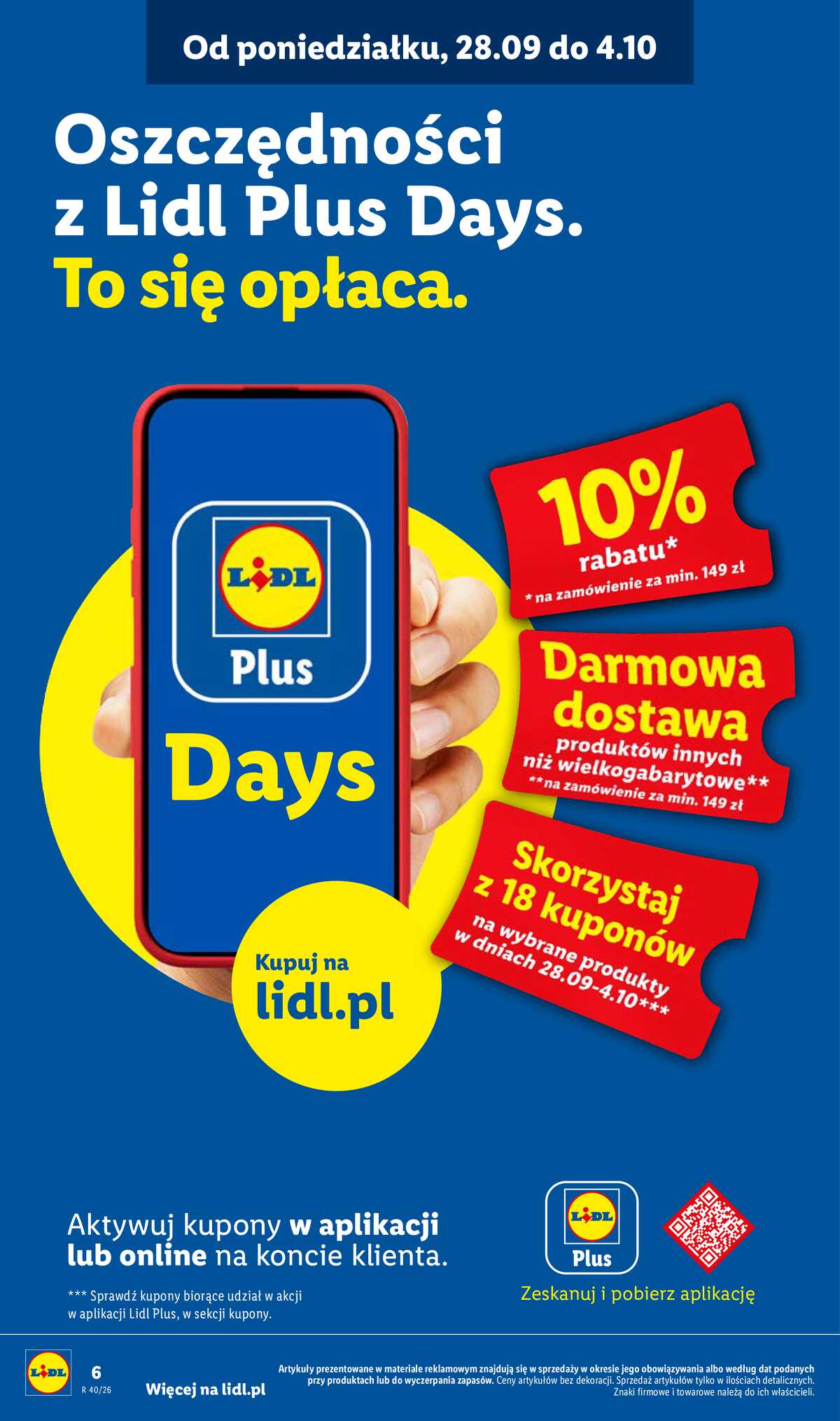 Leták Lidl Polsko 28.9.-3.10.2026 - Leták platí od 28. září do 3. října. strana 6