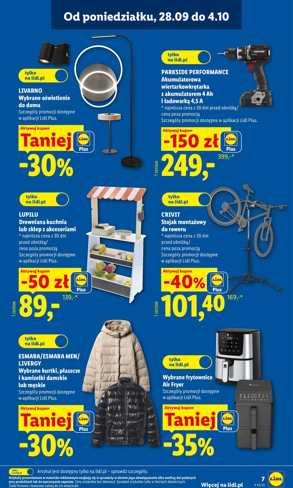 Leták Lidl Polsko 28.9.-3.10.2026 - Leták platí od 28. září do 3. října. strana 7