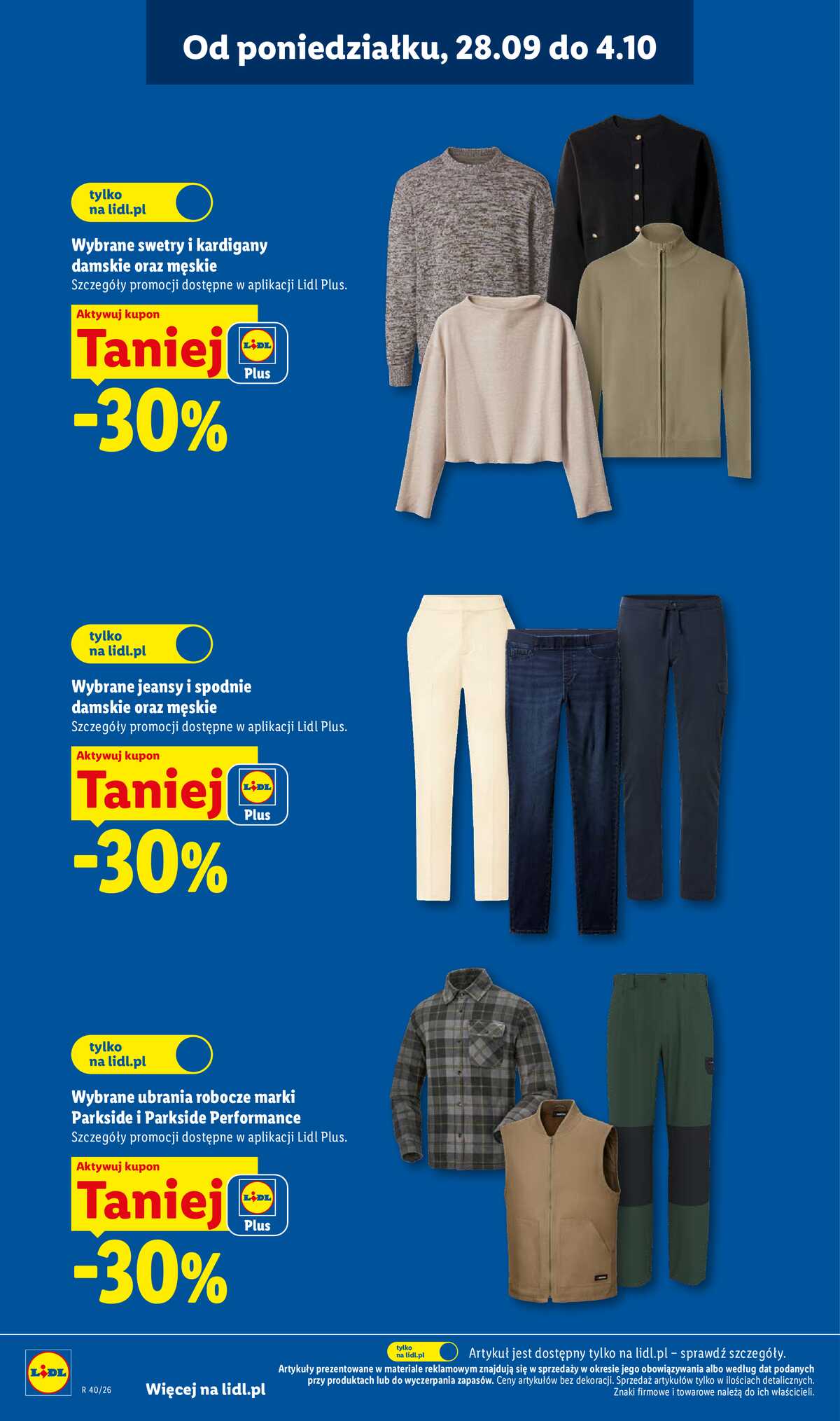 Leták Lidl Polsko 28.9.-3.10.2026 - Leták platí od 28. září do 3. října. strana 10