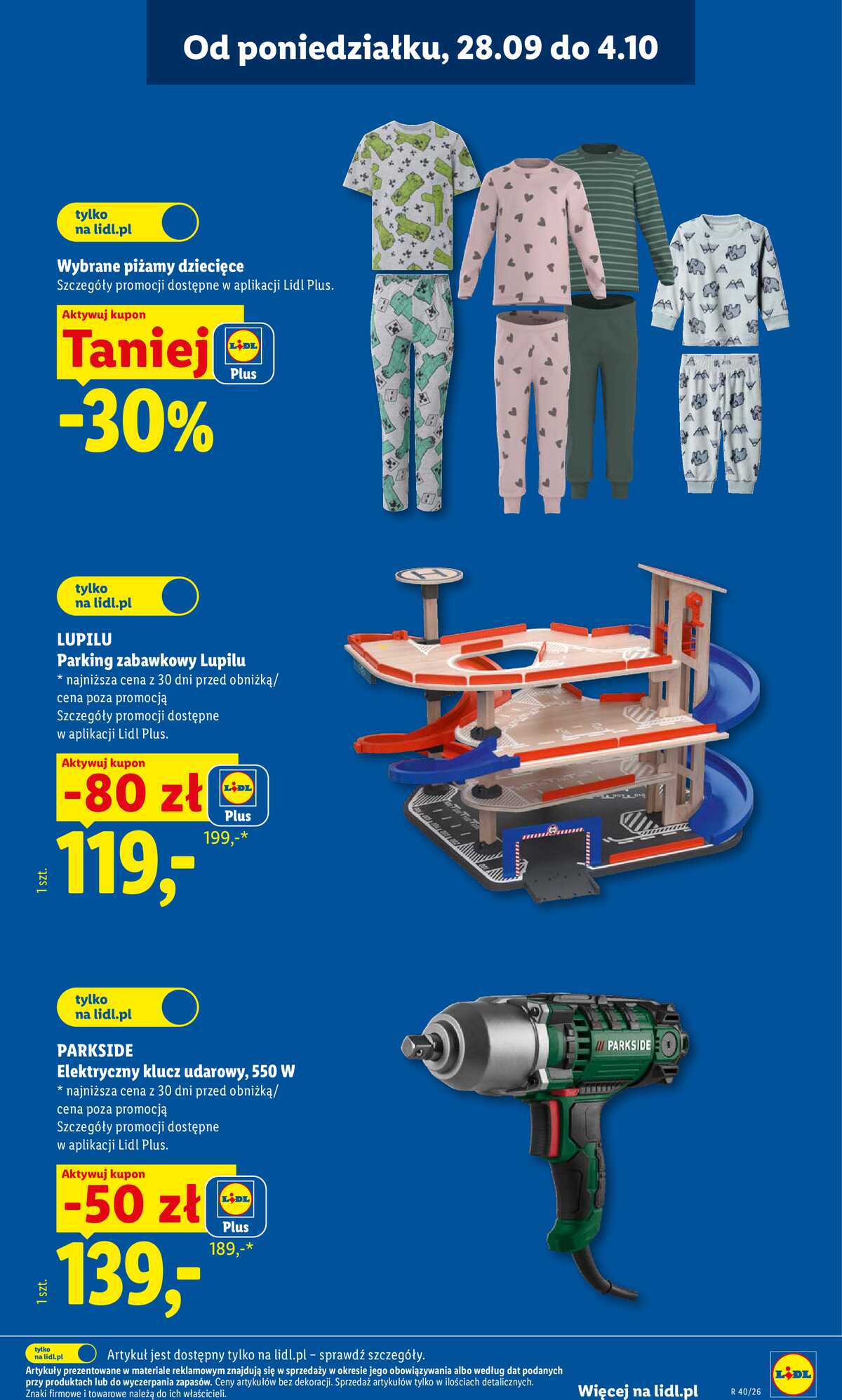 Leták Lidl Polsko 28.9.-3.10.2026 - Leták platí od 28. září do 3. října. strana 11