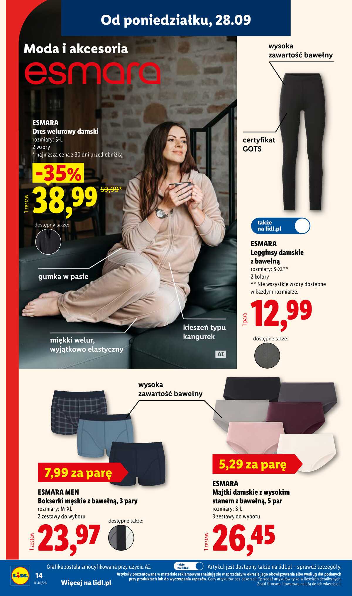 Leták Lidl Polsko 28.9.-3.10.2026 - Leták platí od 28. září do 3. října. strana 18