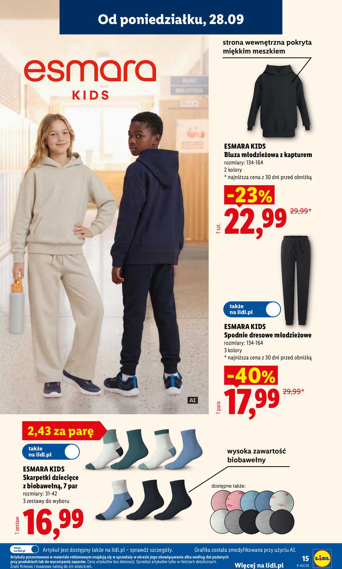 Leták Lidl Polsko 28.9.-3.10.2026 - Leták platí od 28. září do 3. října. strana 19