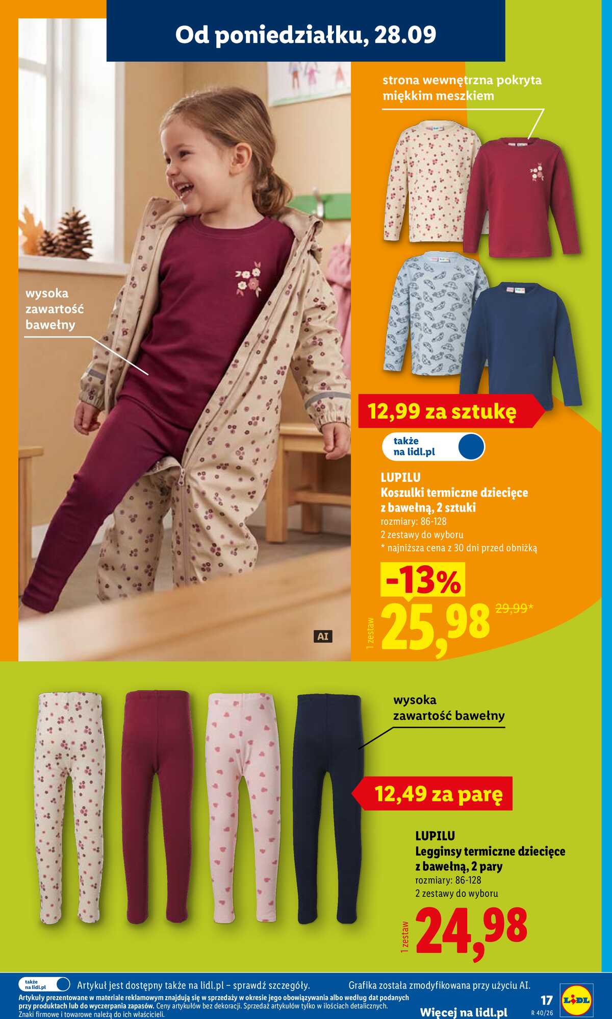 Leták Lidl Polsko 28.9.-3.10.2026 - Leták platí od 28. září do 3. října. strana 21