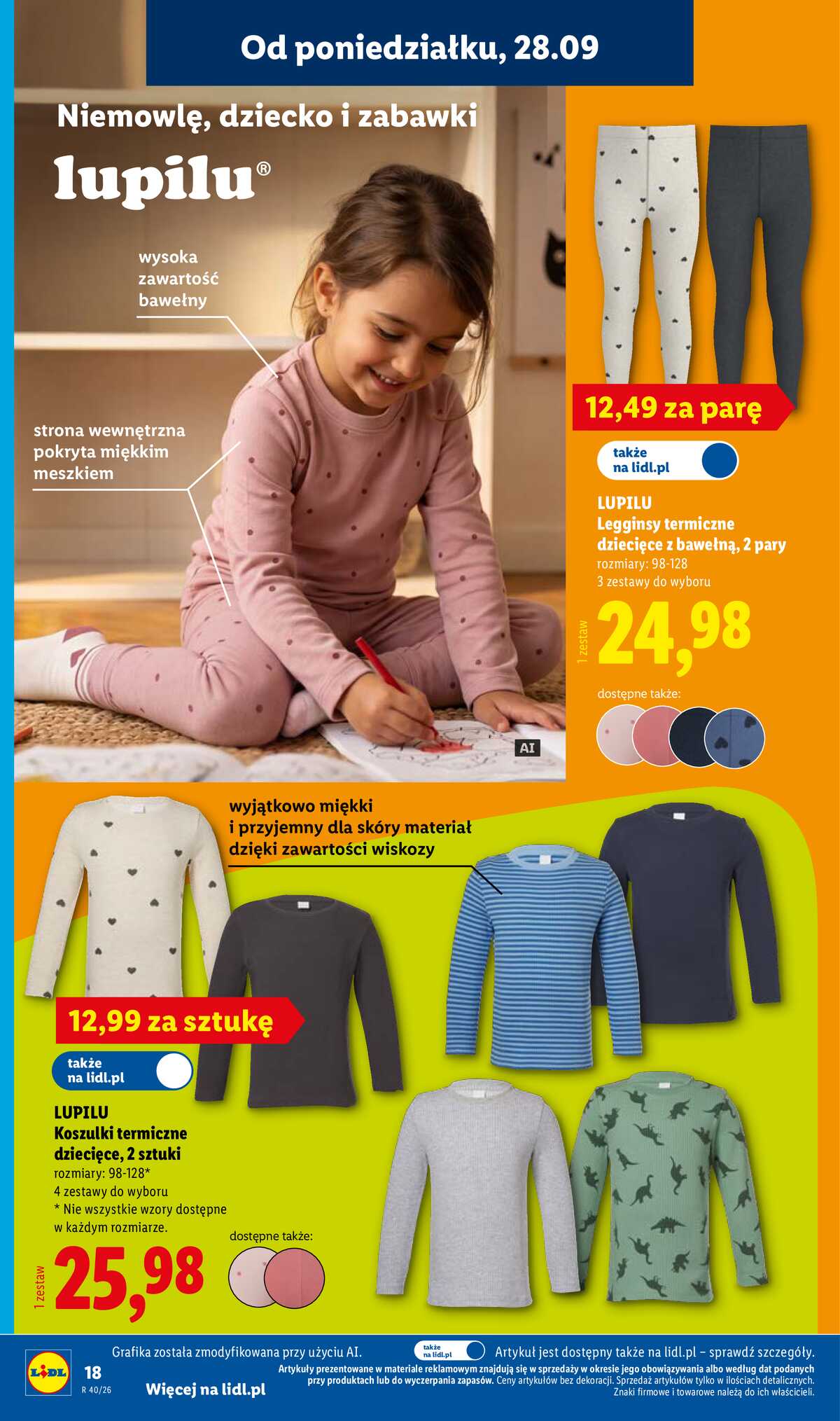Leták Lidl Polsko 28.9.-3.10.2026 - Leták platí od 28. září do 3. října. strana 22