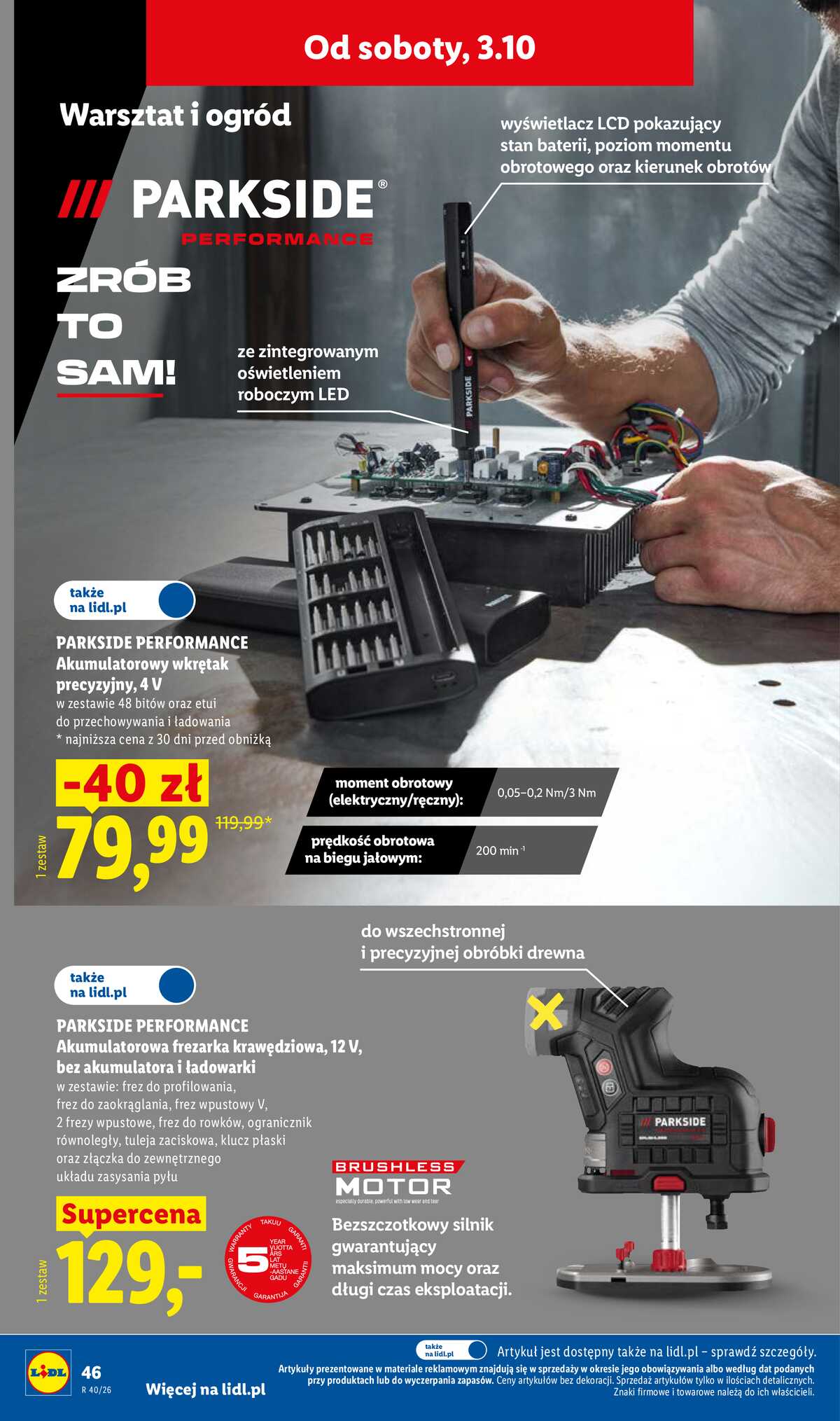 Leták Lidl Polsko 28.9.-3.10.2026 - Leták platí od 28. září do 3. října. strana 54