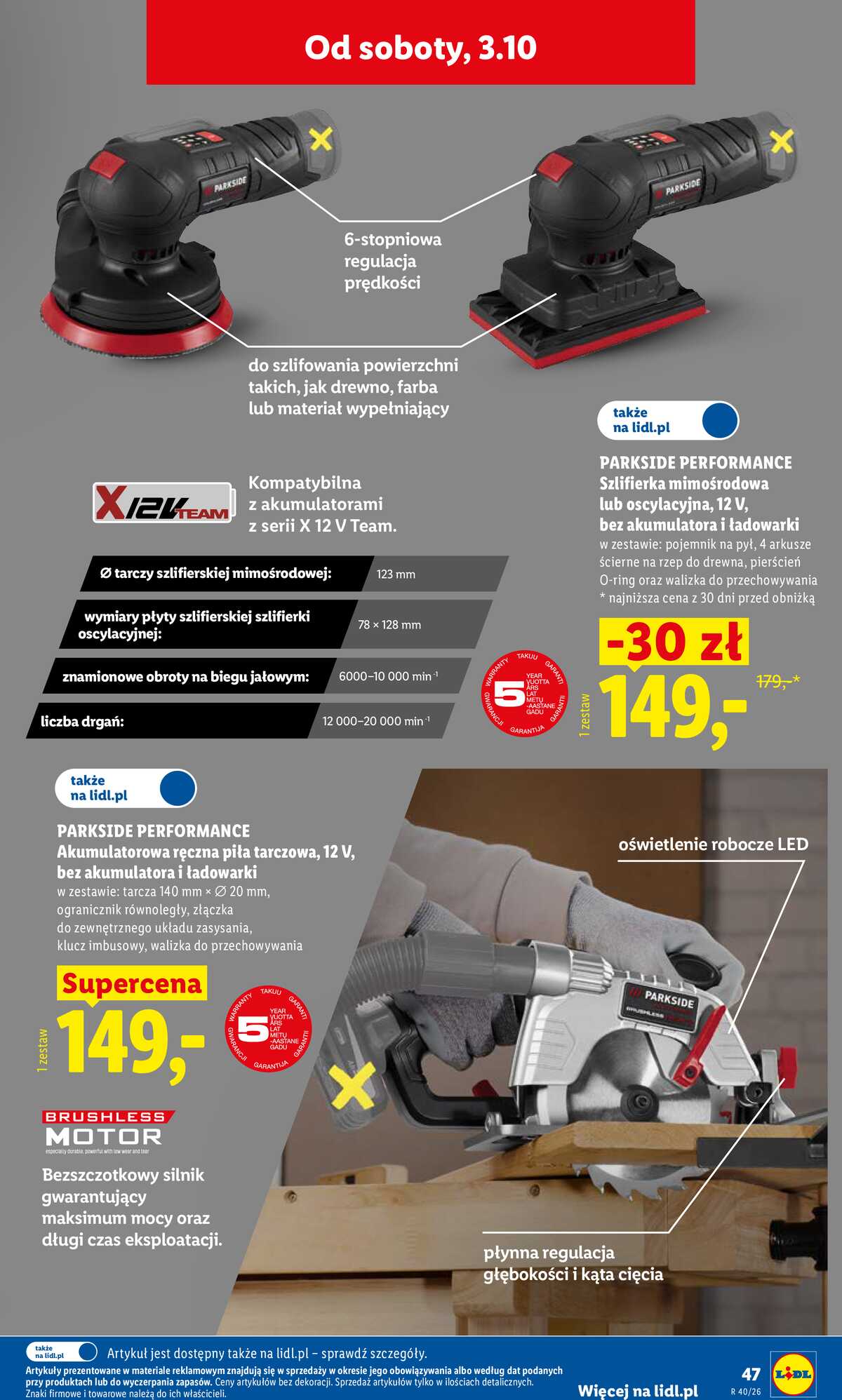 Leták Lidl Polsko 28.9.-3.10.2026 - Leták platí od 28. září do 3. října. strana 55