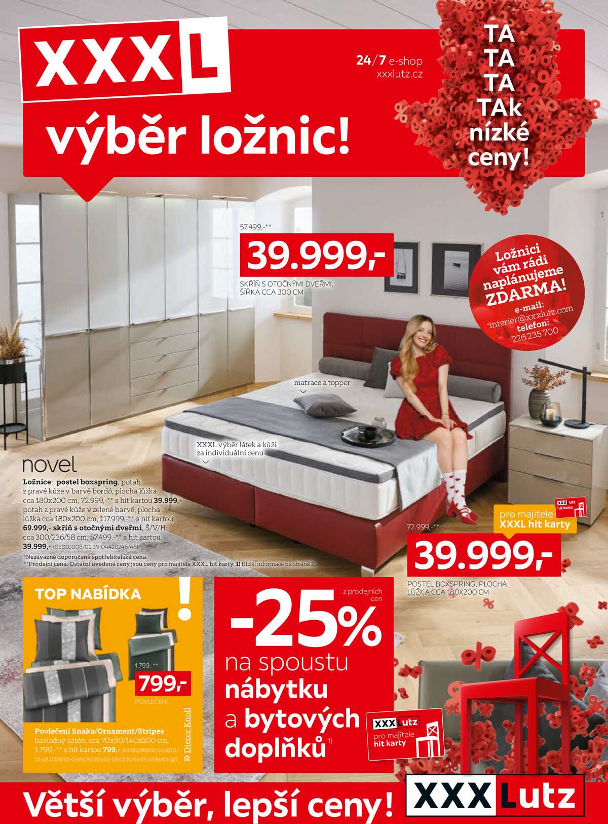 XXXLutz Výběr ložnic od 21.9. do 18.10.2026 strana 1