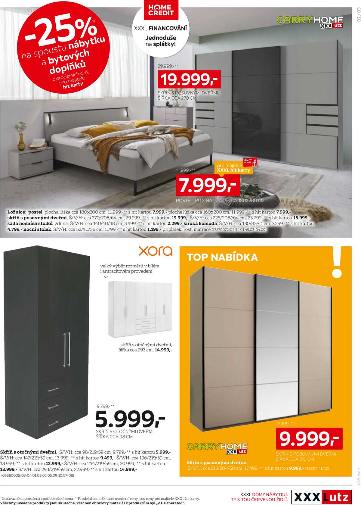 XXXLutz Výběr ložnic od 21.9. do 18.10.2026 strana 3