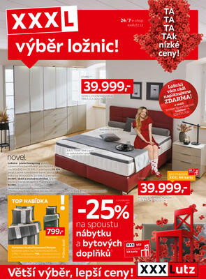 XXXLutz Výběr ložnic od 21.9. do 18.10.2026
