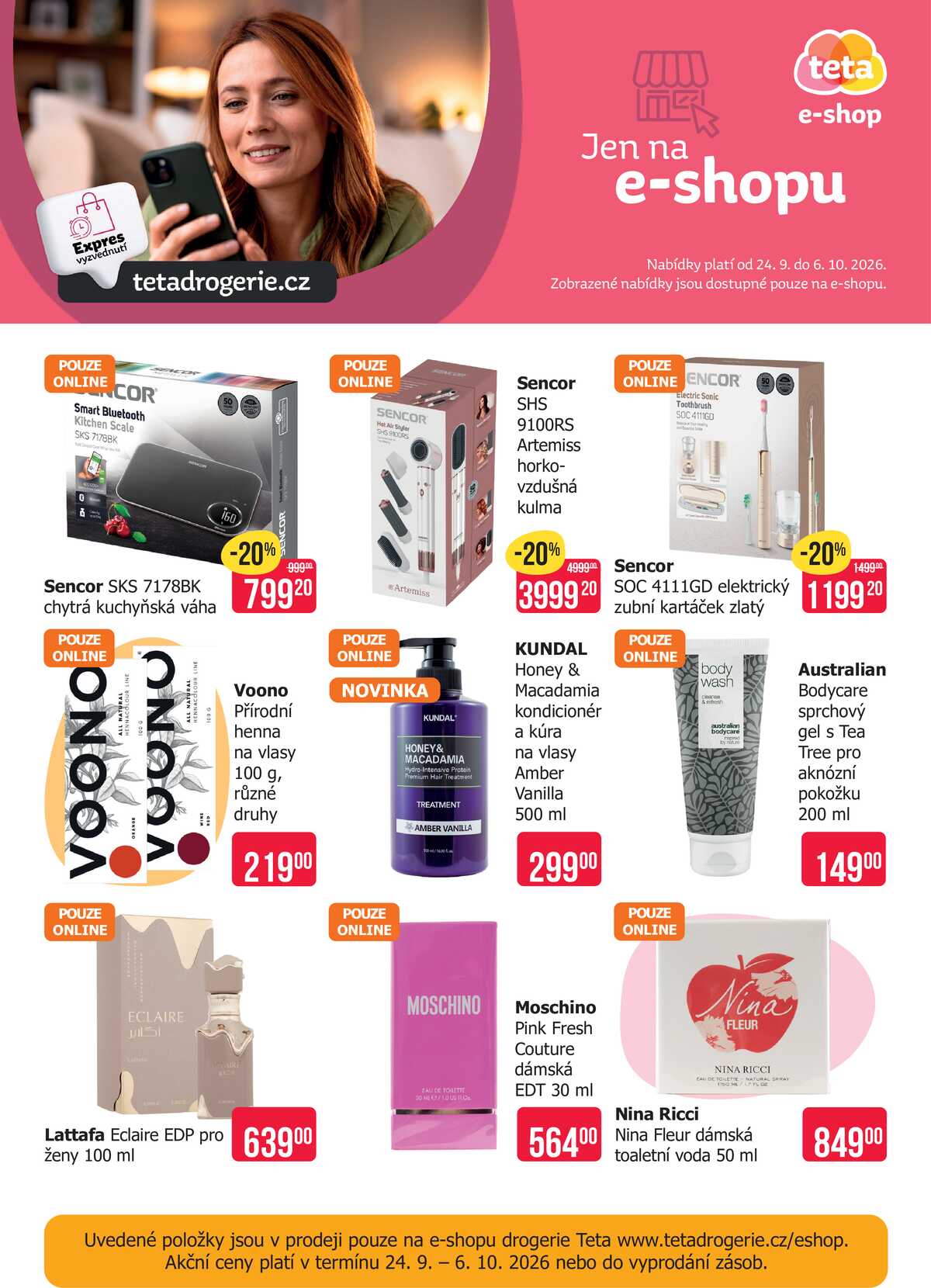 Teta drogerie eshop od 24.9. do 6.10.2026 strana 1