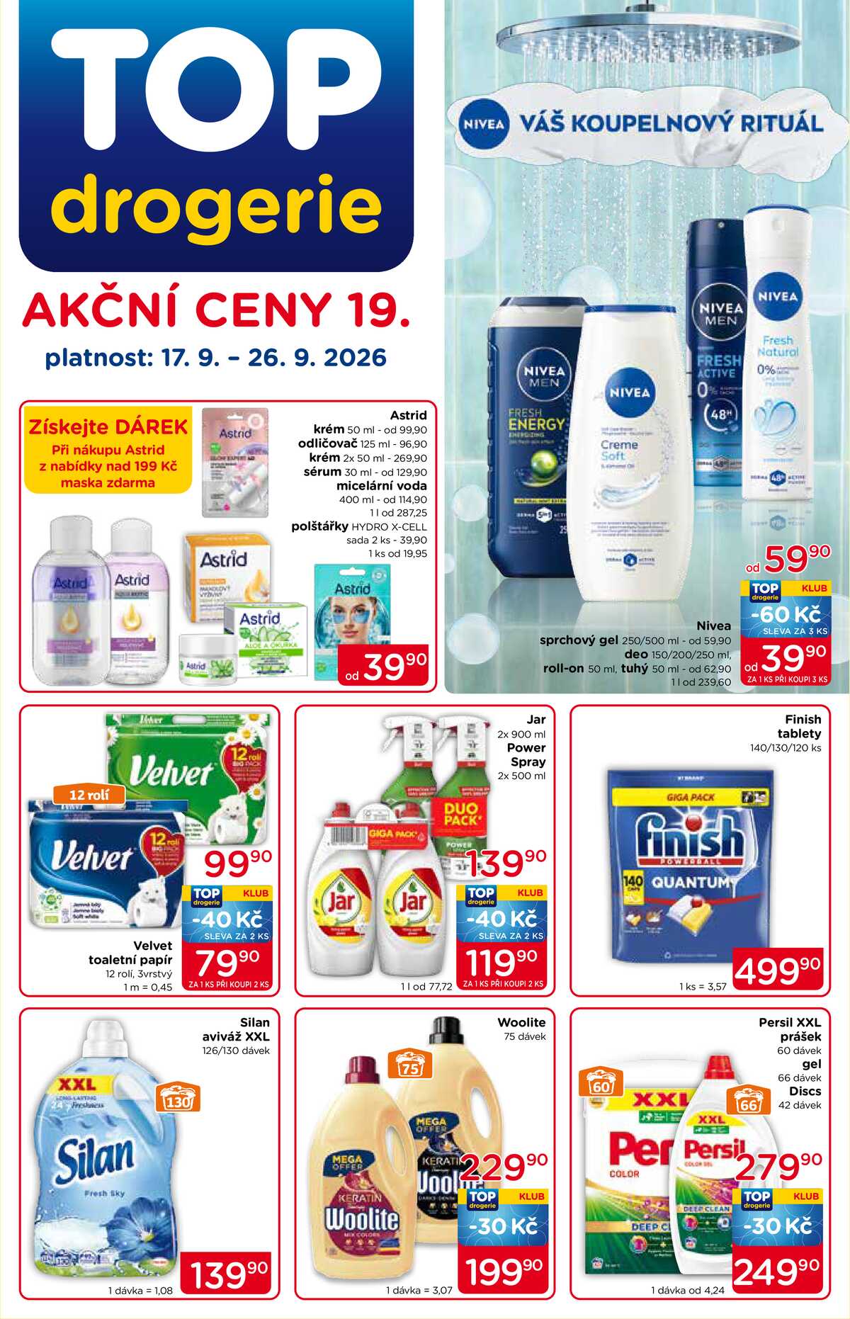 TOP drogerie do 26.9. strana 1