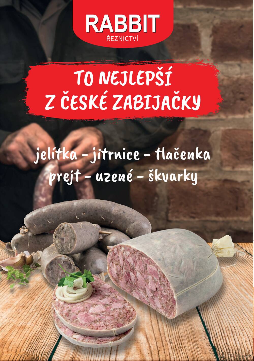 Leták RABBIT řeznictví - RABBIT řeznictví Zabijačková sezóna od 20.9. do 31.12.2026 - strana 1 Leták RABBIT řeznictví - RABBIT řeznictví Zabijačková sezóna od 20.9. do 31.12.2026 - strana 1