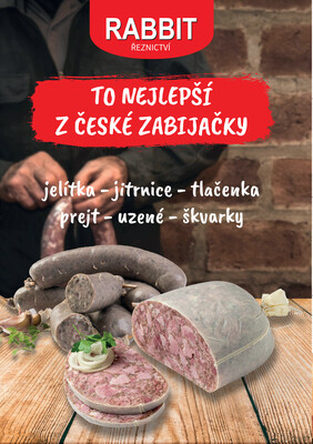 RABBIT řeznictví Zabijačková sezóna od 20.9. do 31.12.2026