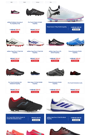 Intersport Kopačky a míče - 22. 9. 2026