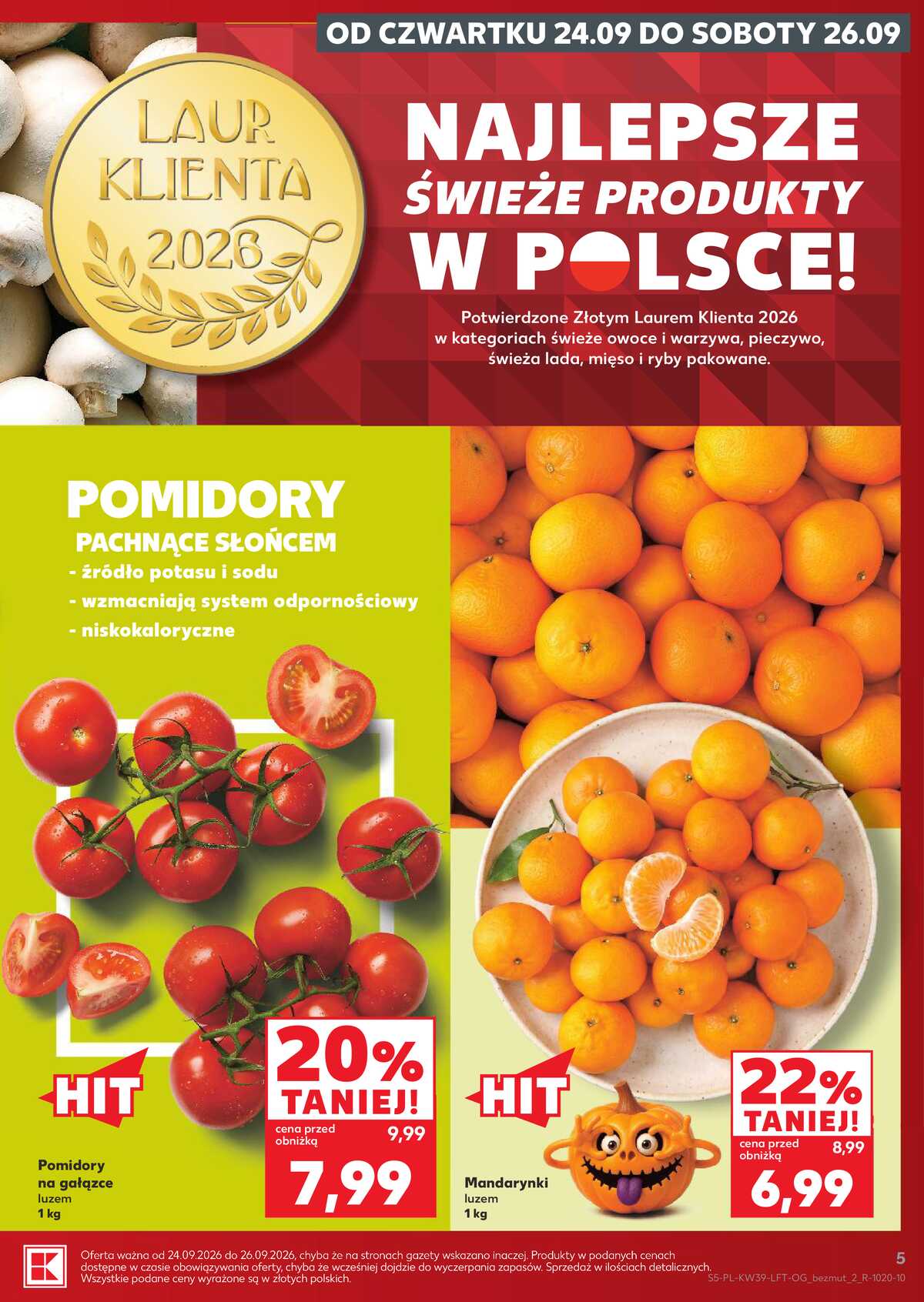 Leták Kaufland Polsko 24.9.-30.9.2026 - Týdenní zpravodaj strana 5