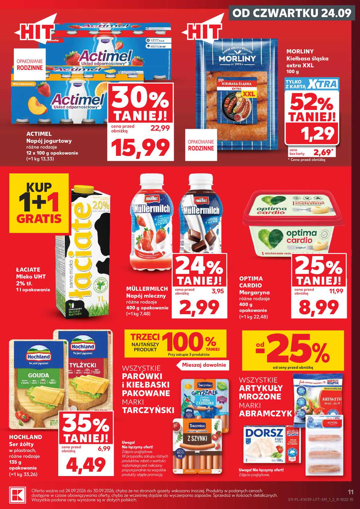Leták Kaufland Polsko 24.9.-30.9.2026 - Týdenní zpravodaj strana 11
