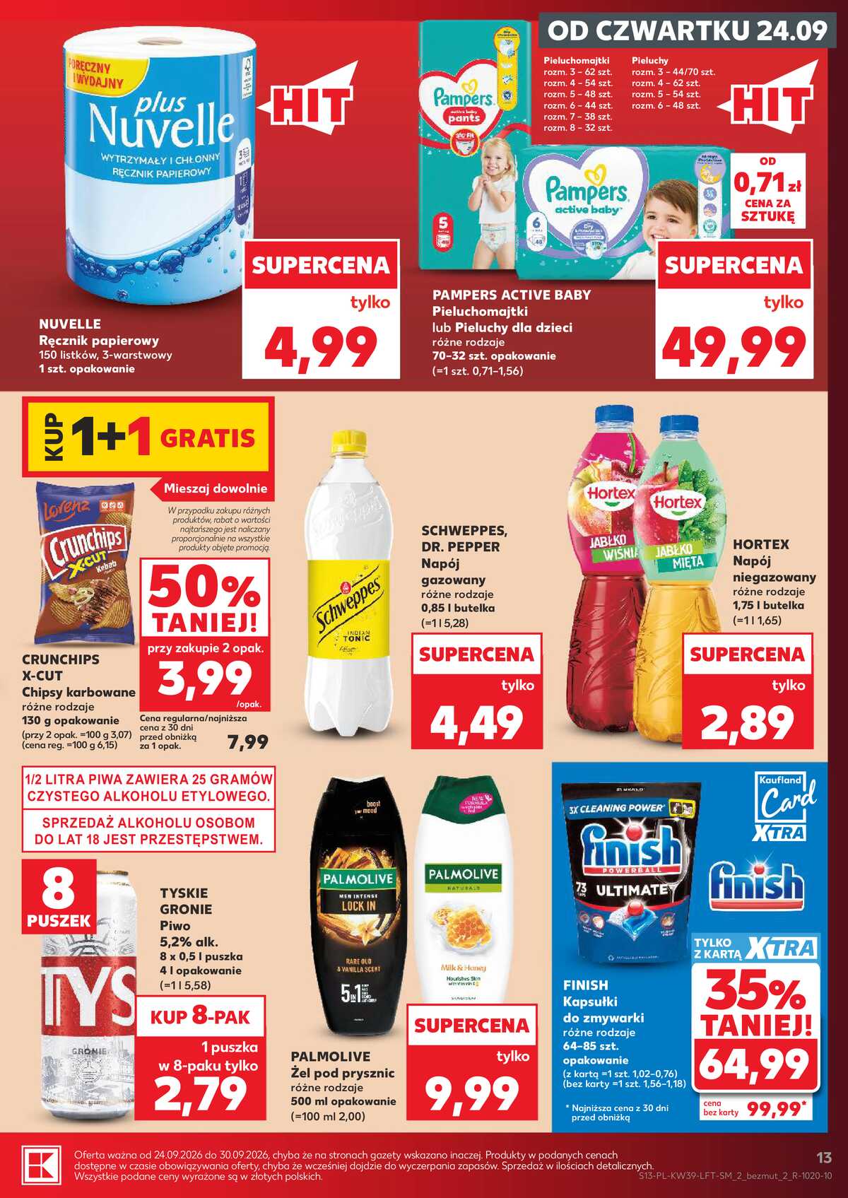Leták Kaufland Polsko 24.9.-30.9.2026 - Týdenní zpravodaj strana 13