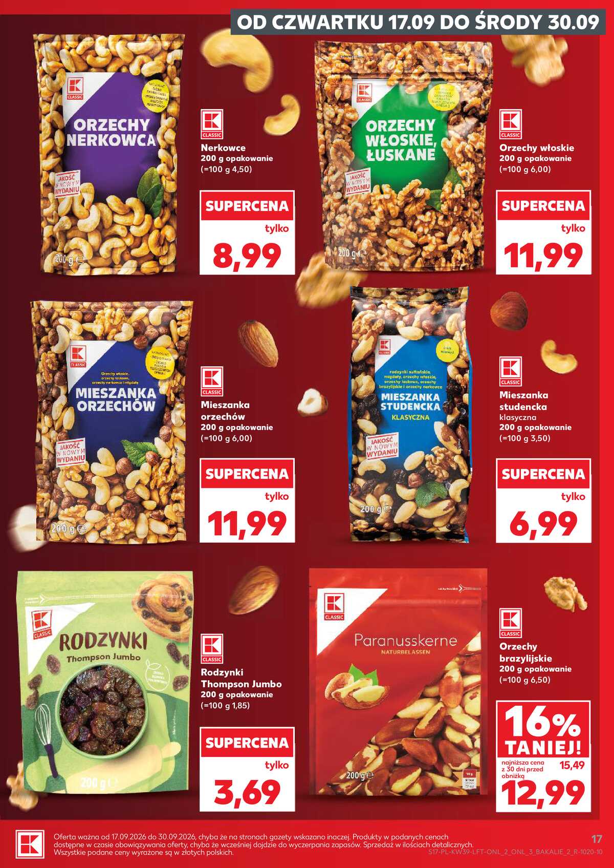 Leták Kaufland Polsko 24.9.-30.9.2026 - Týdenní zpravodaj strana 17