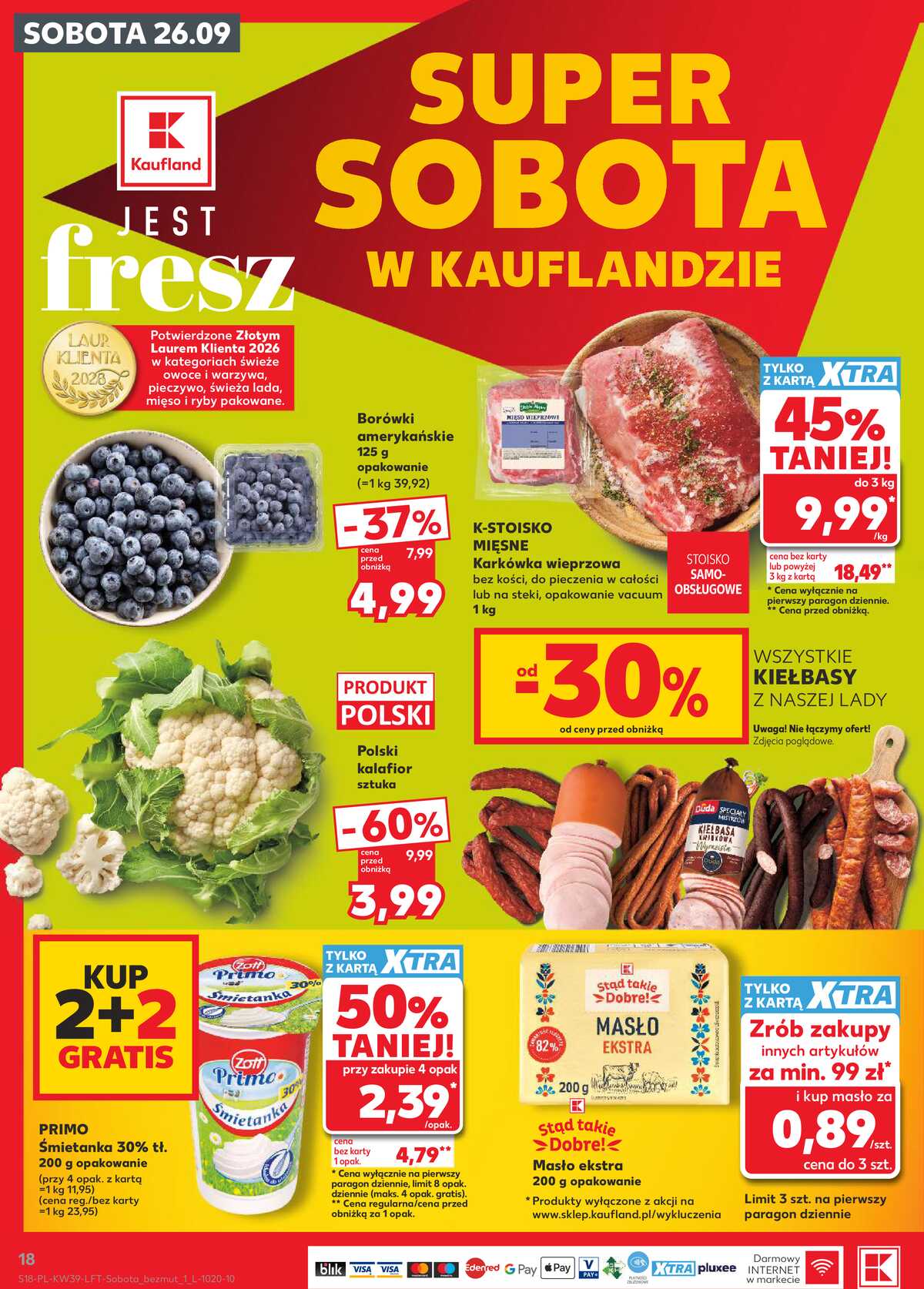 Leták Kaufland Polsko 24.9.-30.9.2026 - Týdenní zpravodaj strana 18