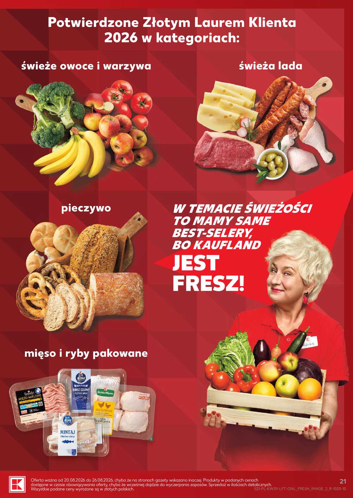 Leták Kaufland Polsko 24.9.-30.9.2026 - Týdenní zpravodaj strana 21
