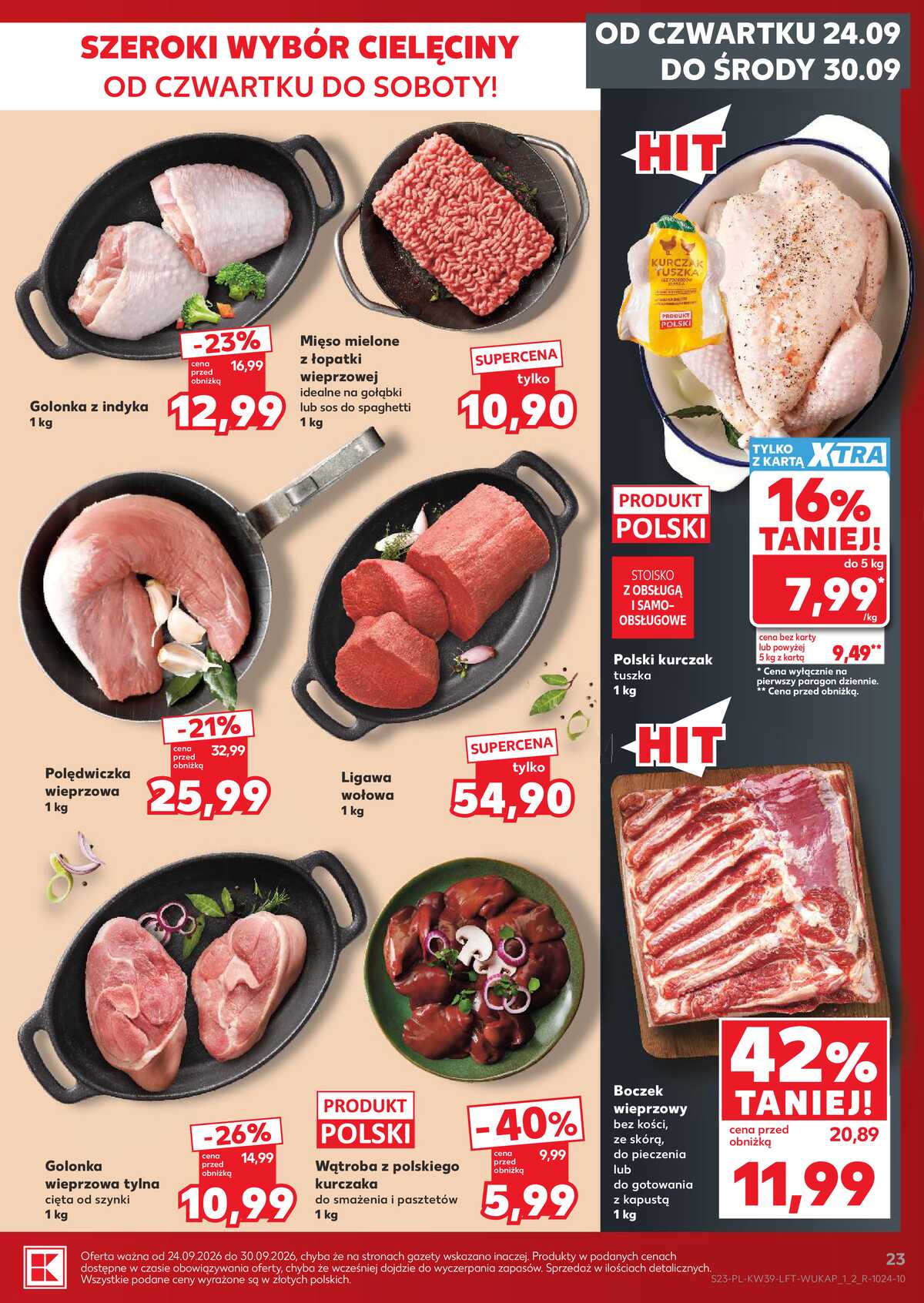 Leták Kaufland Polsko 24.9.-30.9.2026 - Týdenní zpravodaj strana 23