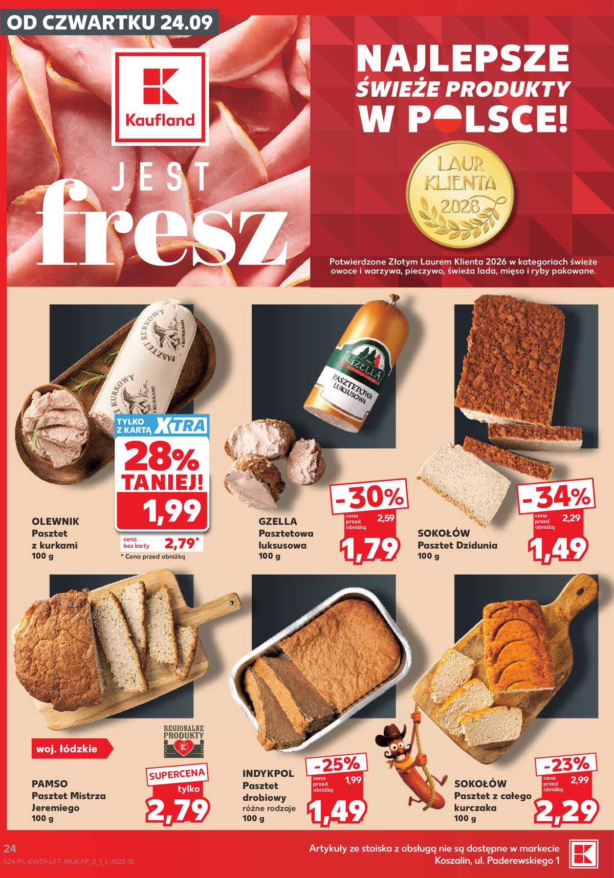 Leták Kaufland Polsko 24.9.-30.9.2026 - Týdenní zpravodaj strana 24