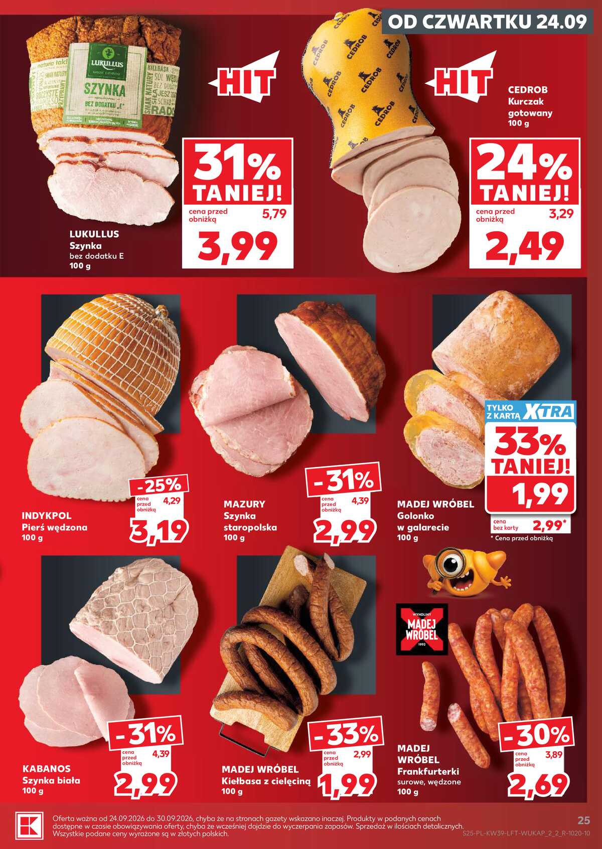 Leták Kaufland Polsko 24.9.-30.9.2026 - Týdenní zpravodaj strana 25