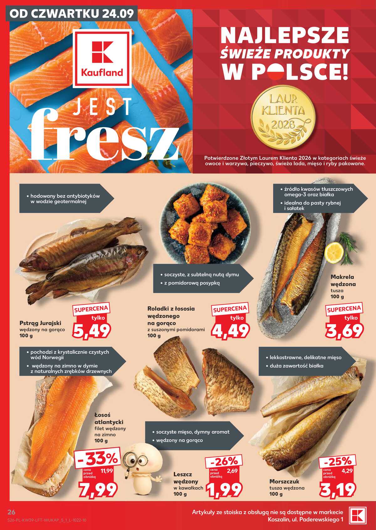 Leták Kaufland Polsko 24.9.-30.9.2026 - Týdenní zpravodaj strana 26