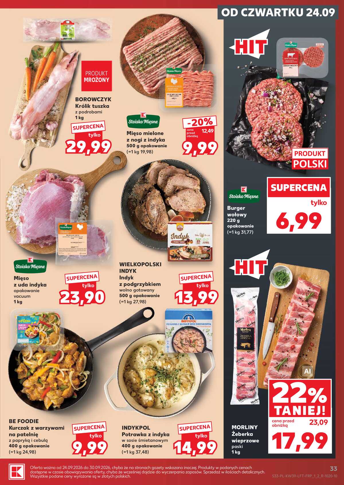 Leták Kaufland Polsko 24.9.-30.9.2026 - Týdenní zpravodaj strana 33